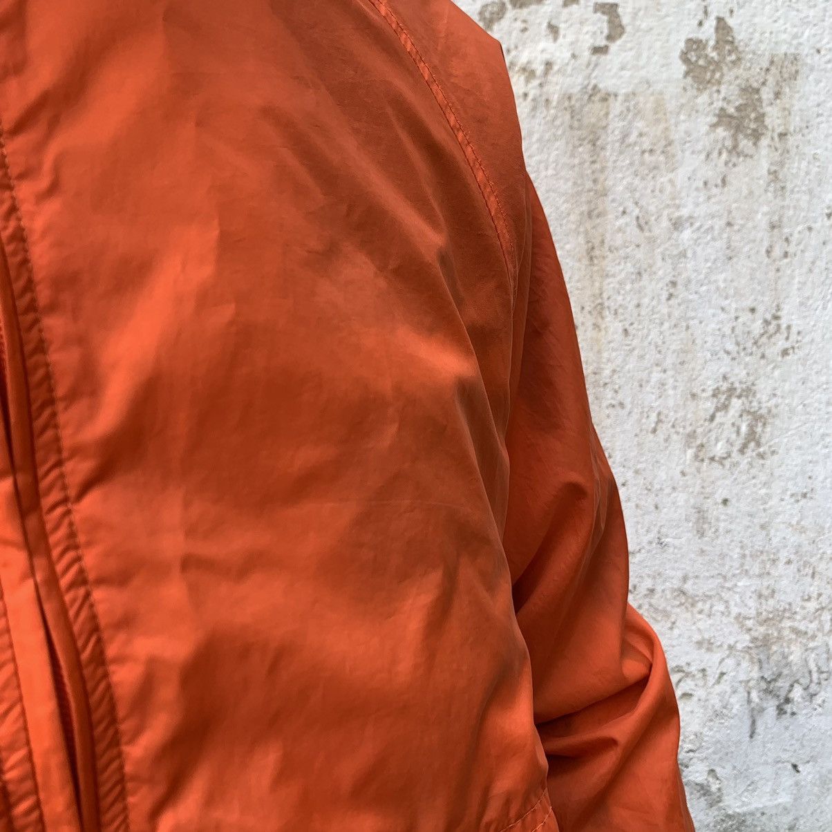 Other 🍊 Orange Vintage Y2K Nike Small Swoosh Zip jacket Size US M / EU 48-50 / 2 - 18 Thumbnail