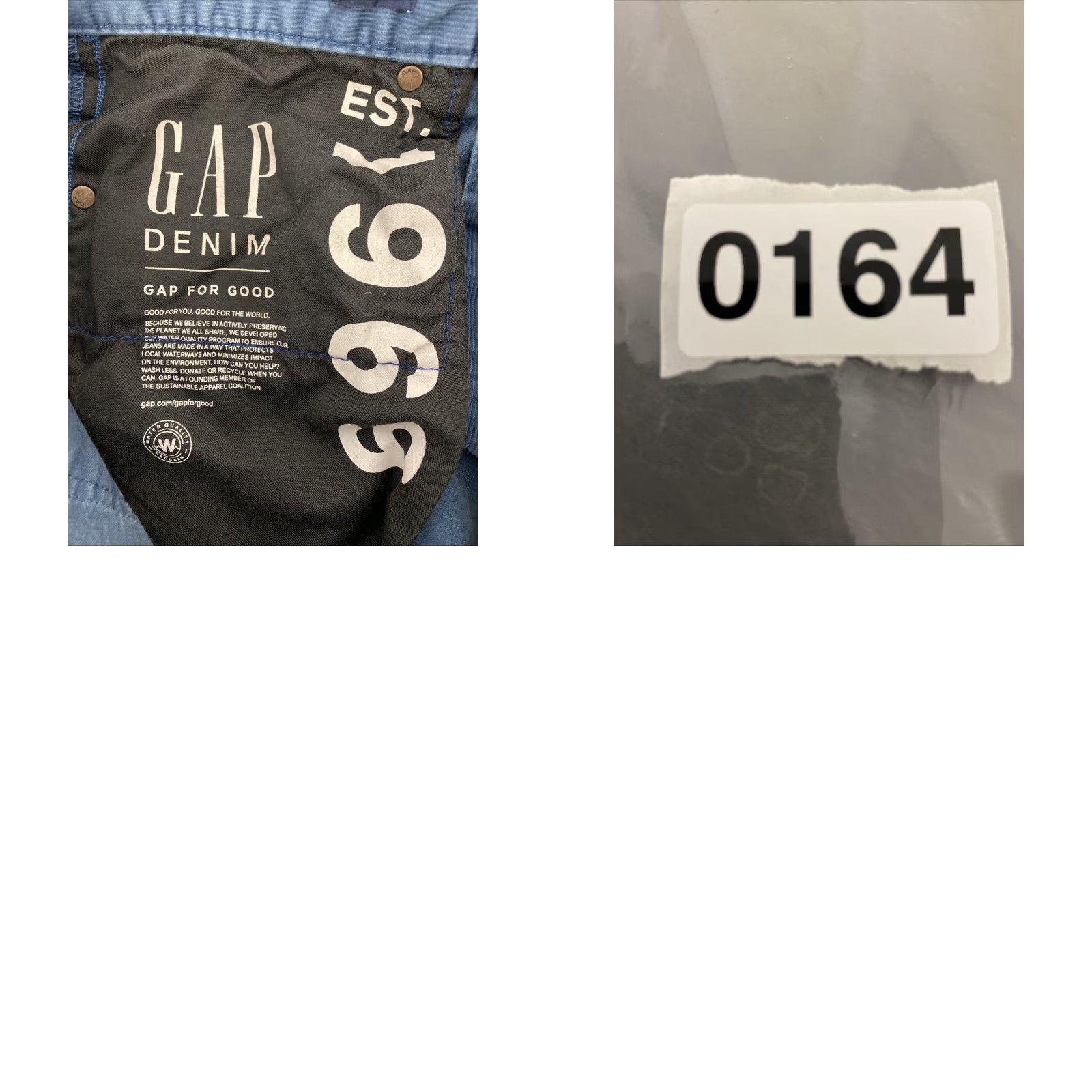Gap GAP 1969 Garment Dyed Corduroy Jeans Pants Men’s 31x34 Blue Casual Comfort Denim/Jeans Size US 31 - 9 Thumbnail