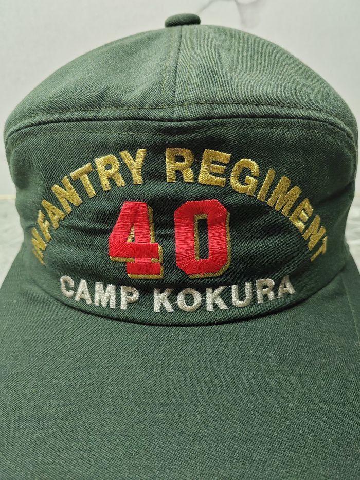 Japanese Brand Vintage Infantry Regiment 40 Camp kokura Cap Hat Size ONE SIZE - 3 Thumbnail