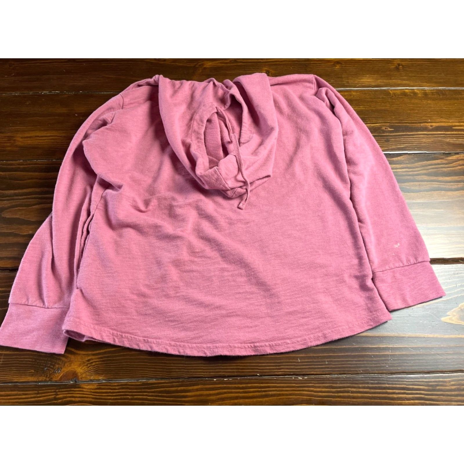 Vintage Cabela's Sweater Women's Size Small Reg Pink Drawstrings Pockets Beach Pullover Knit Shirt Size S / US 4 / IT 40 - 2 Thumbnail