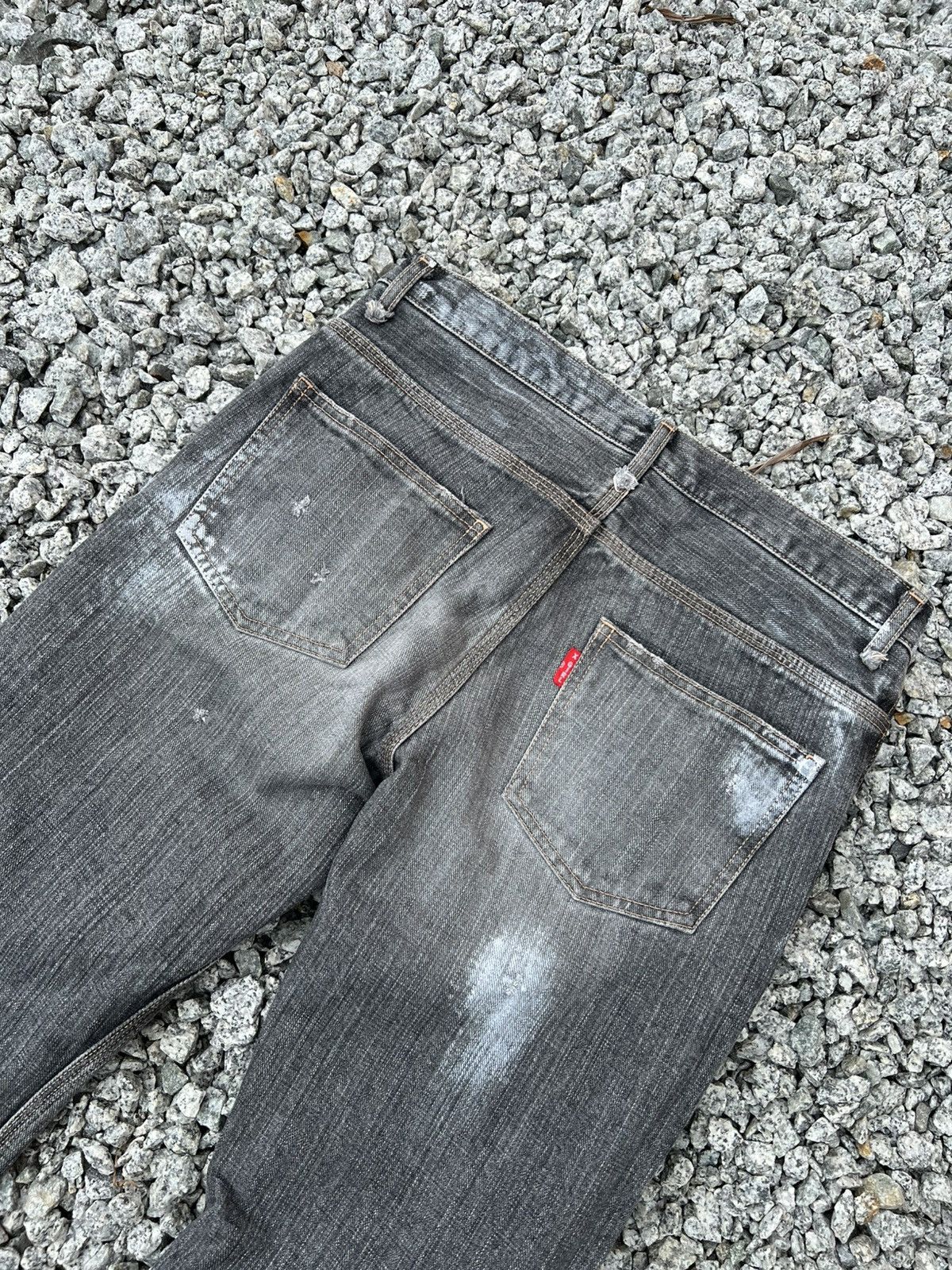If Six Was Nine Vintage X-Girl Faded Black Jean Size US 30 / EU 46 - 14 Thumbnail