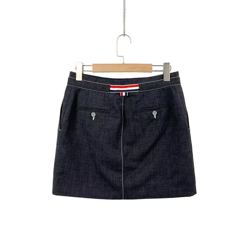 Thom Browne Thom Browne Colorful striped denim skirt Size 26" / US 2 / IT 38 - 2 Thumbnail