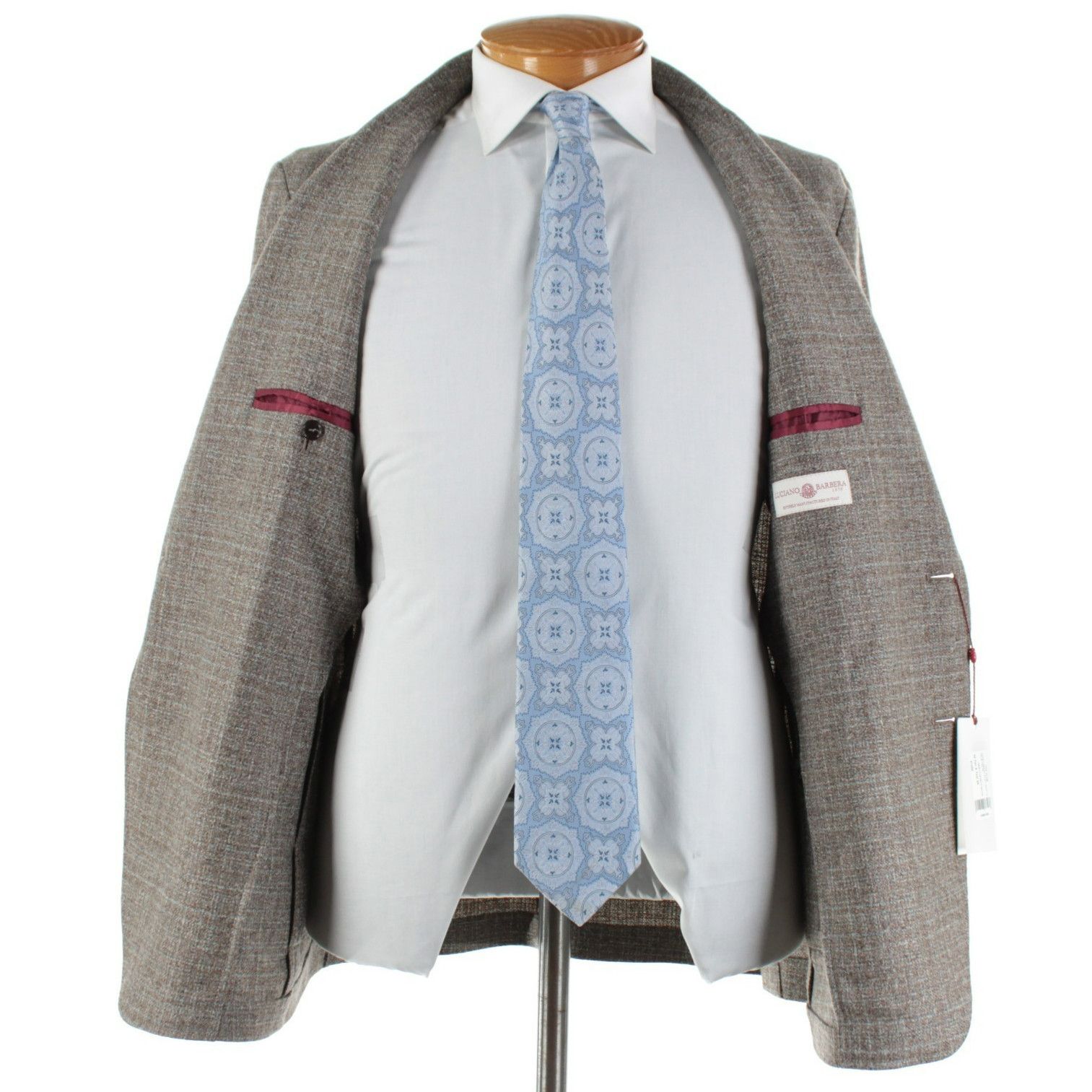Luciano Barbera Luciano Barbera Sport Coat Size 44 US in Brown Size 44R - 6 Thumbnail