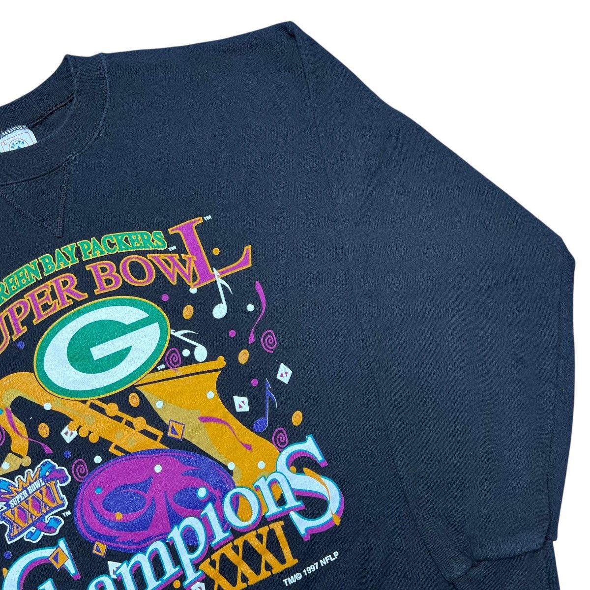 NFL × Vintage 1997 NFL Green Bay Packers Super Bowl Champions Sweatshirt Size US L / EU 52-54 / 3 - 15 Thumbnail