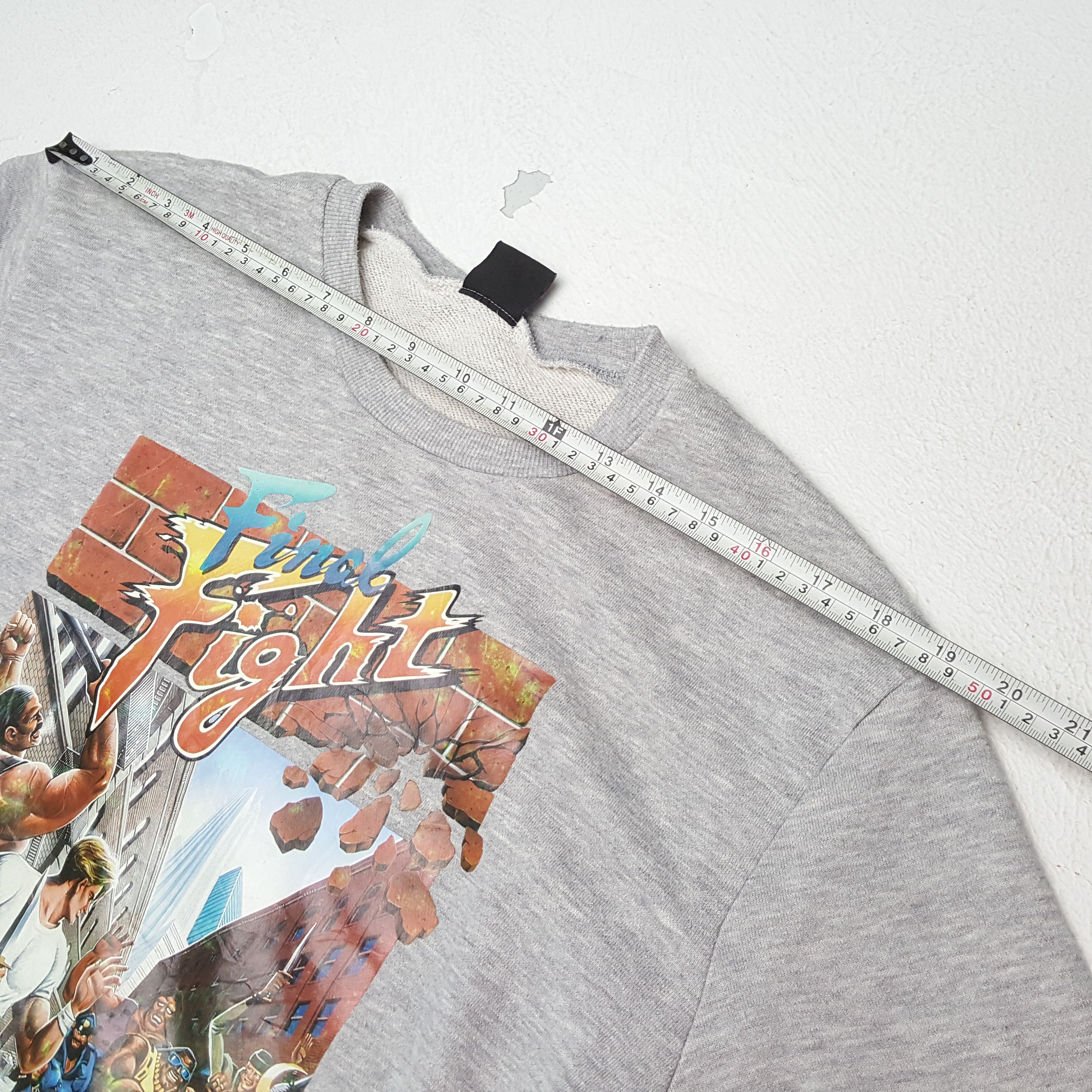 Playstation × The Game × Vintage FINAL FIGHT Capcom Video Games Promo Style Sweatshirt Size US M / EU 48-50 / 2 - 4 Thumbnail