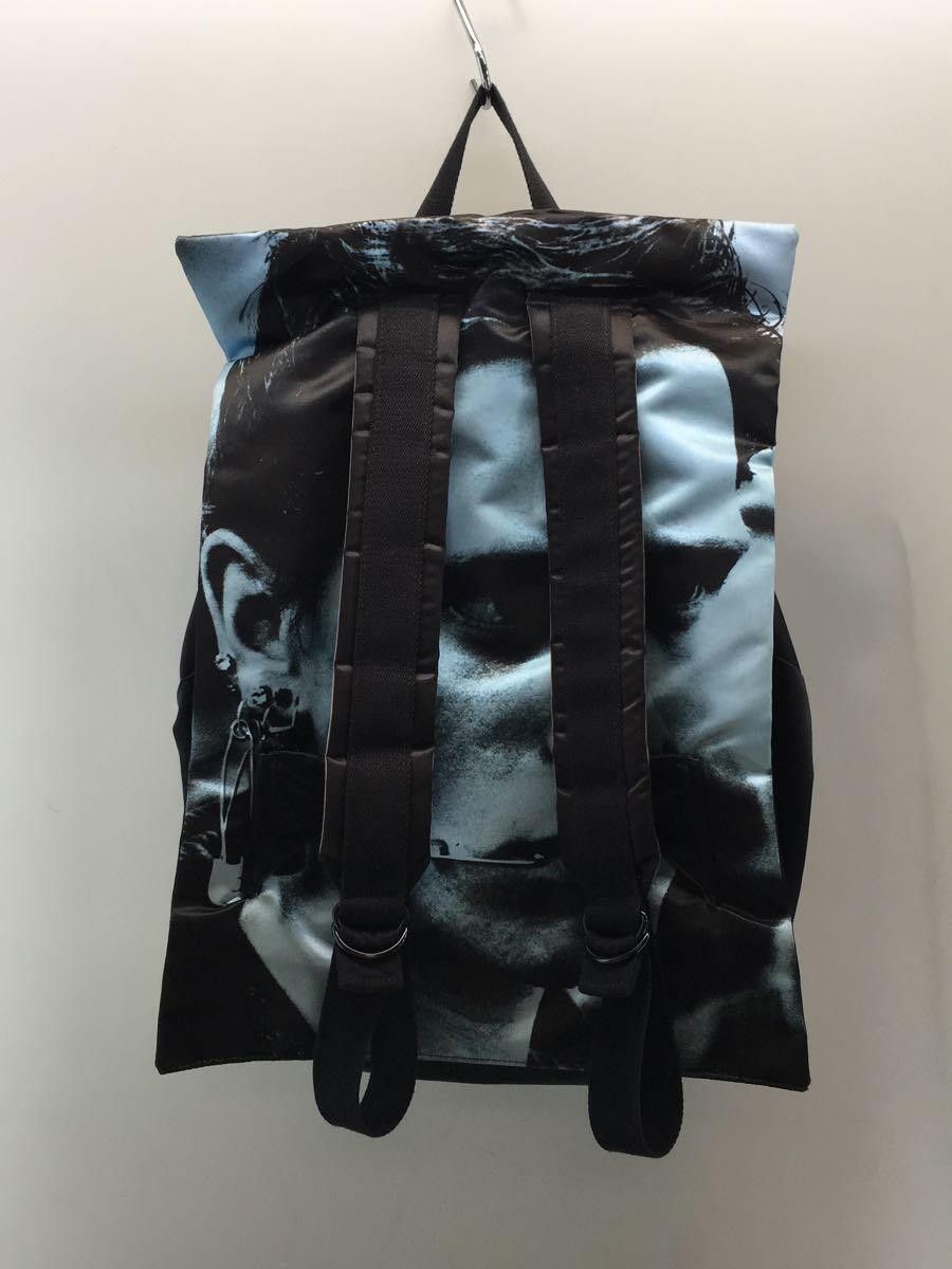 image of Raf Simons Goth Poster Backpack in Blue, Men's