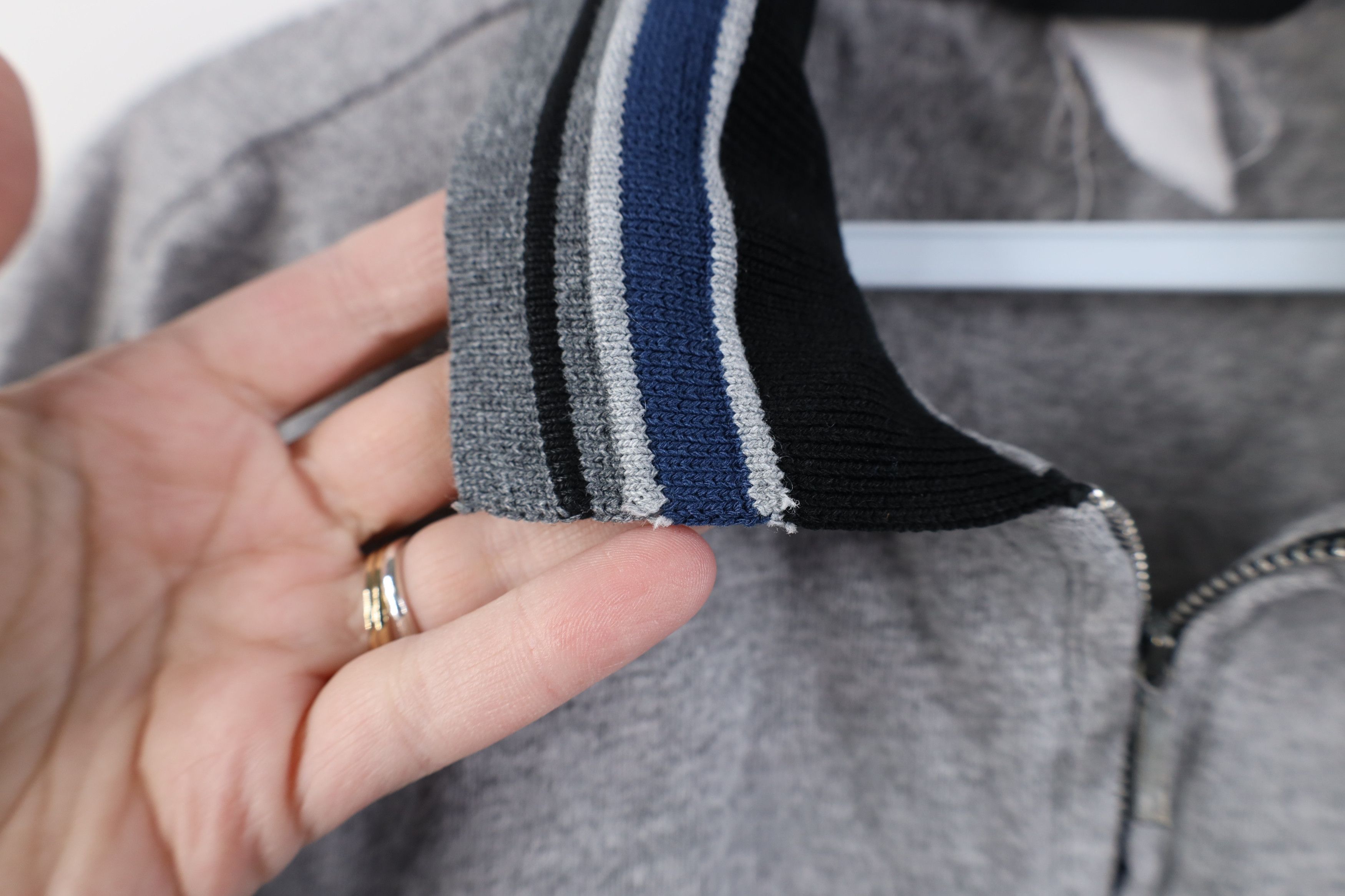 No Fear Vintage 90s No Fear 1/4 Half Zip Collared Polo Shirt Gray Size US M / EU 48-50 / 2 - 6 Thumbnail