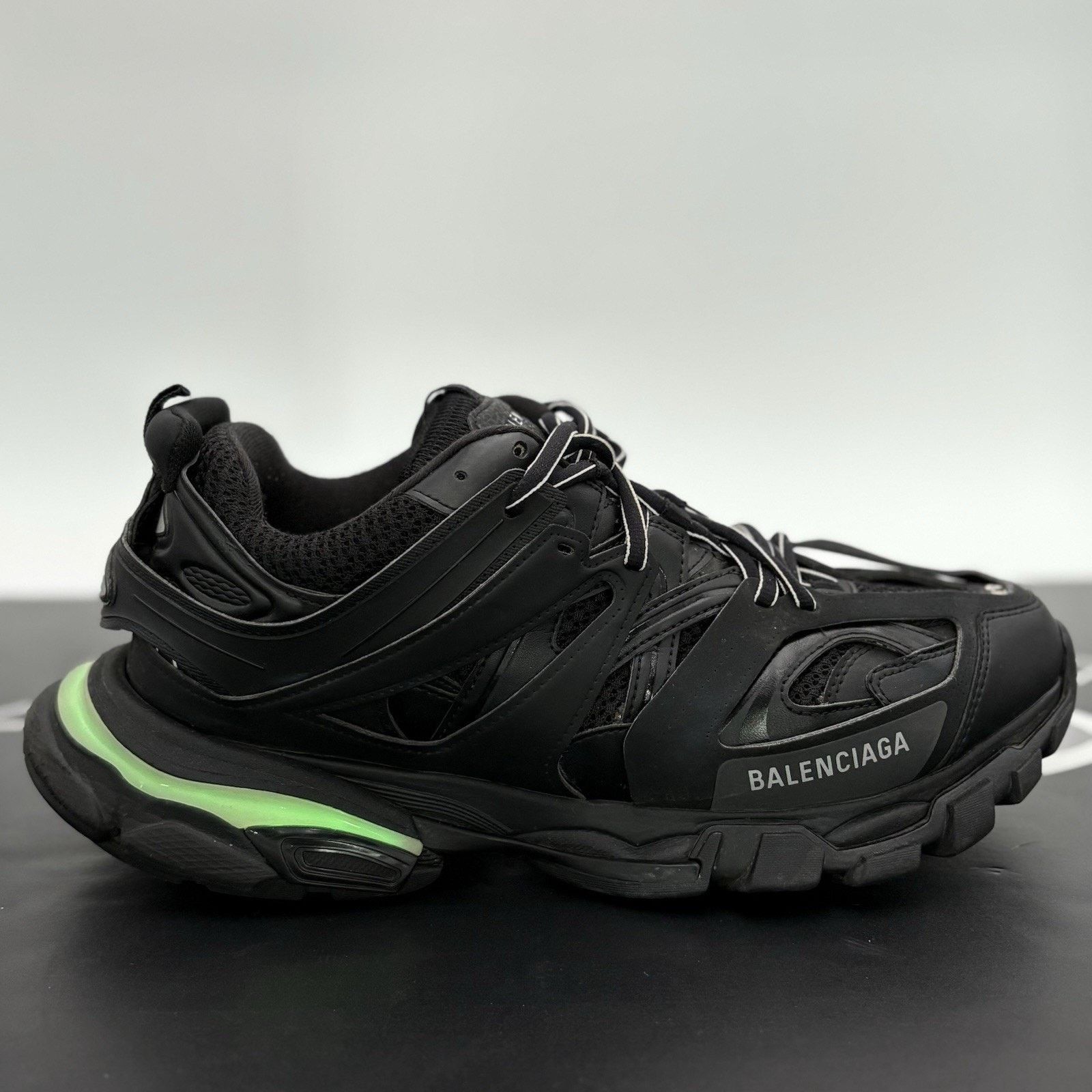 Balenciaga Balenciaga Track LED Sneaker ' Black ' | GOOD CONDITION! Size US 10 / EU 43 - 2 Thumbnail