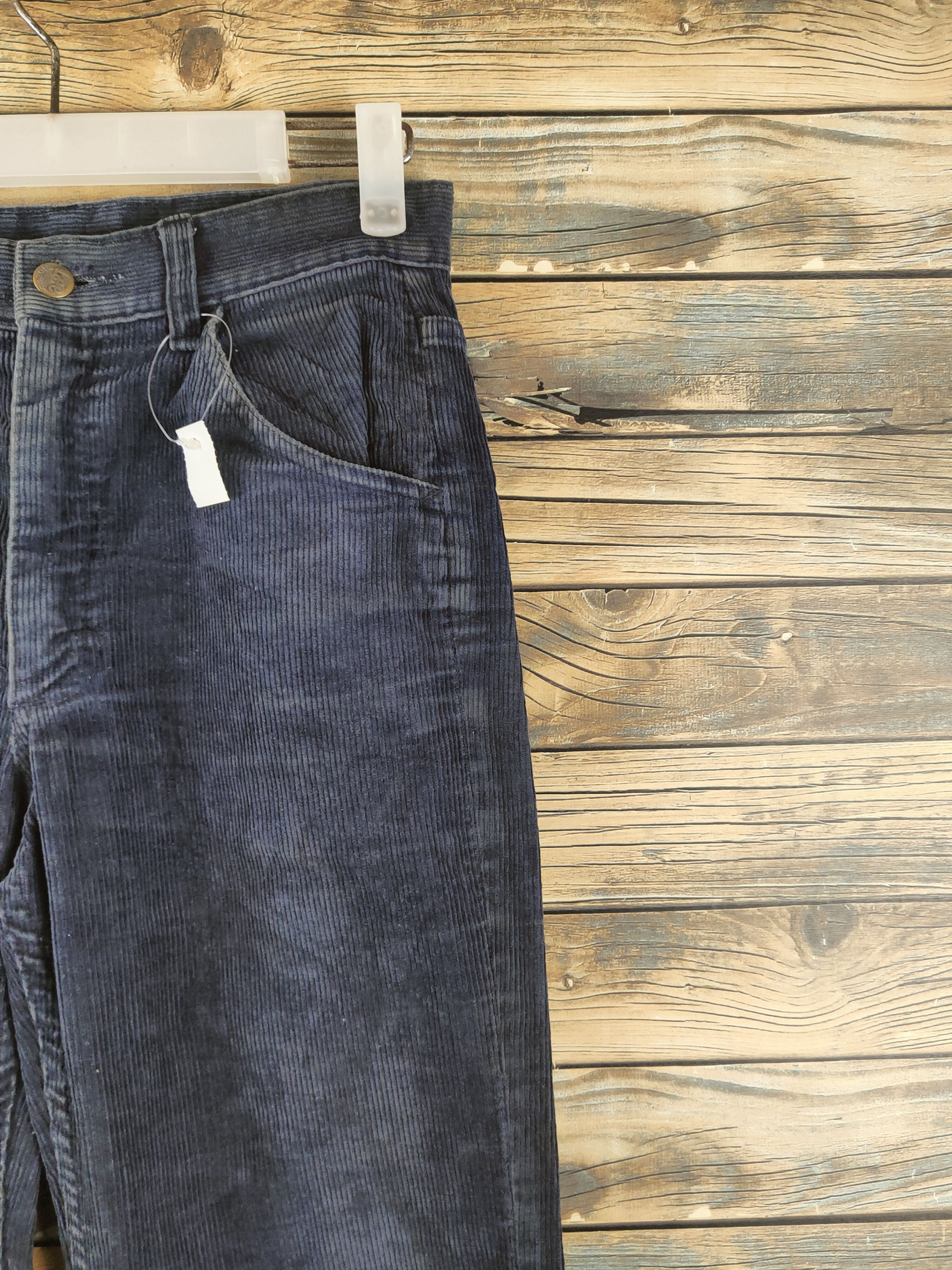 Lee DL Lee Navy Vintage Corduroy cargo Pants #46-342 Size US 28 / EU 44 - 5 Thumbnail