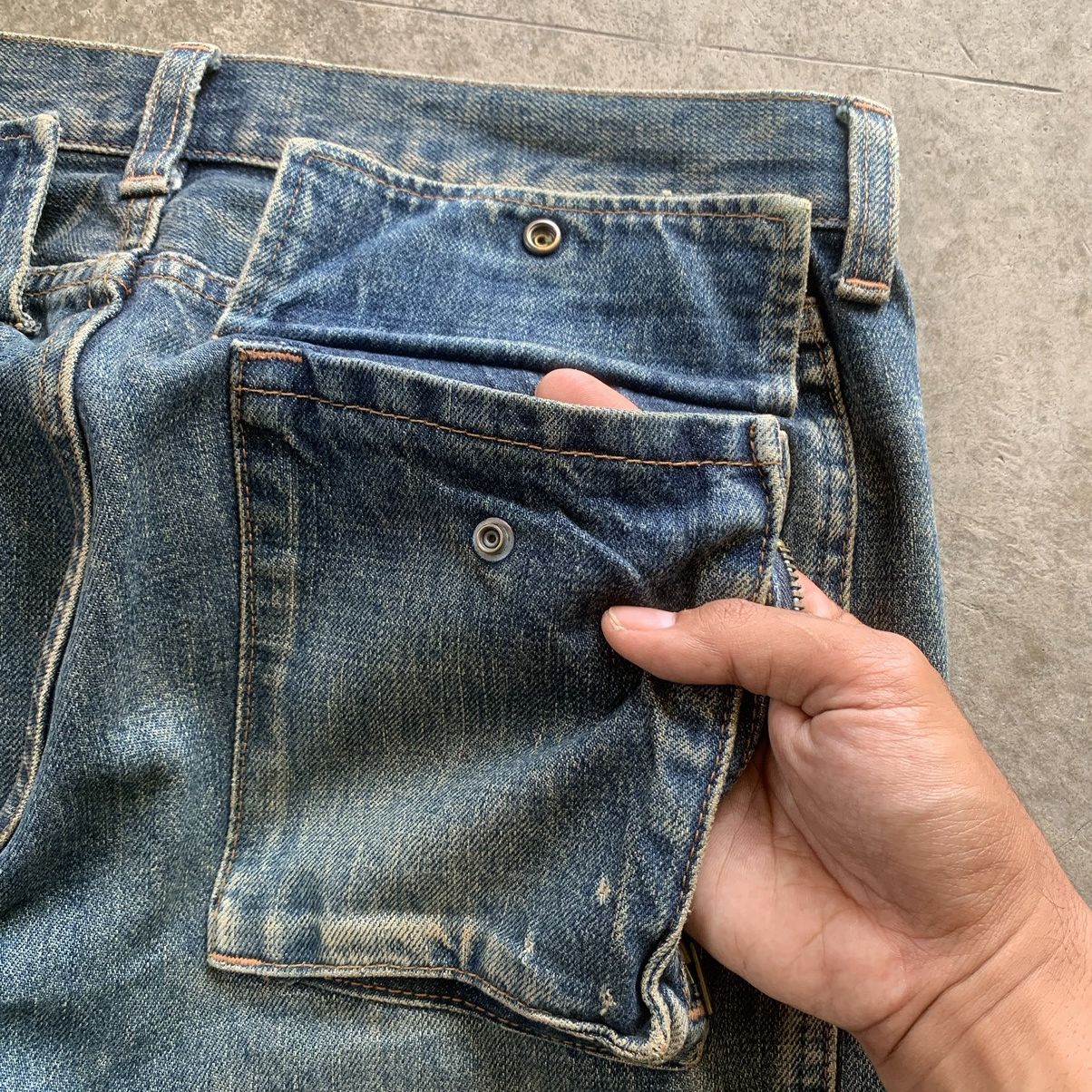 Tornado Mart RNA Inc. whiskers fading Jeans Size US 32 / EU 48 - 15 Thumbnail