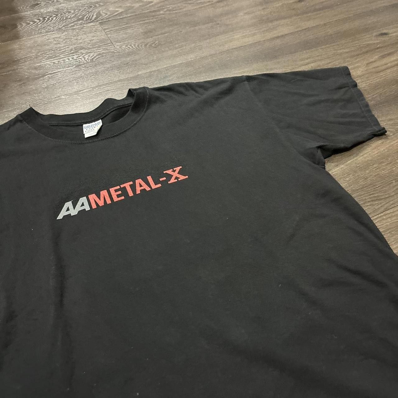 Gildan vintage aametal-x Sabina cymbals t shirt 00s XL Size US XL / EU 56 / 4 - 3 Thumbnail