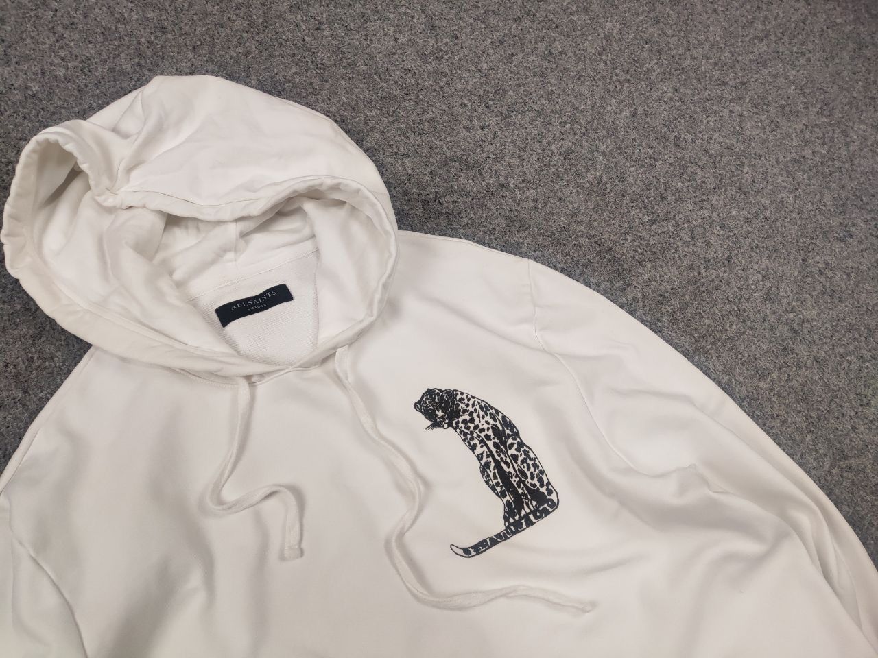 Allsaints Allsaints Cheetahs leopard Oversized Hoodie Vintage Style Size US M / EU 48-50 / 2 - 5 Thumbnail