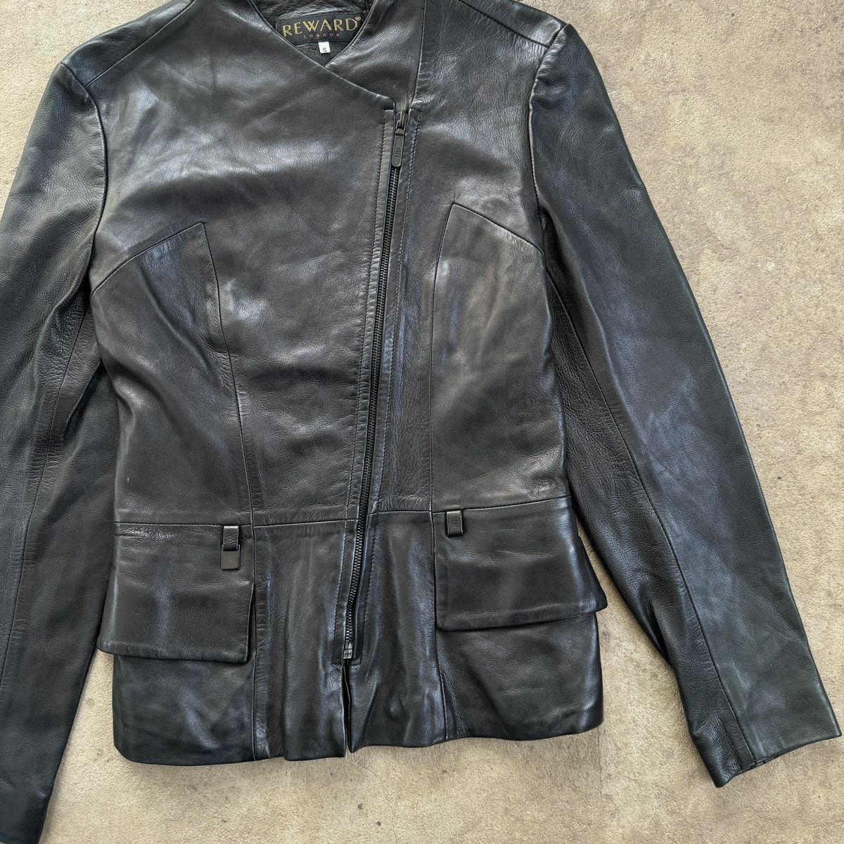 Seditionaries Vintage Reward London Avant Garde Leather Jacket Size S / US 4 / IT 40 - 4 Thumbnail