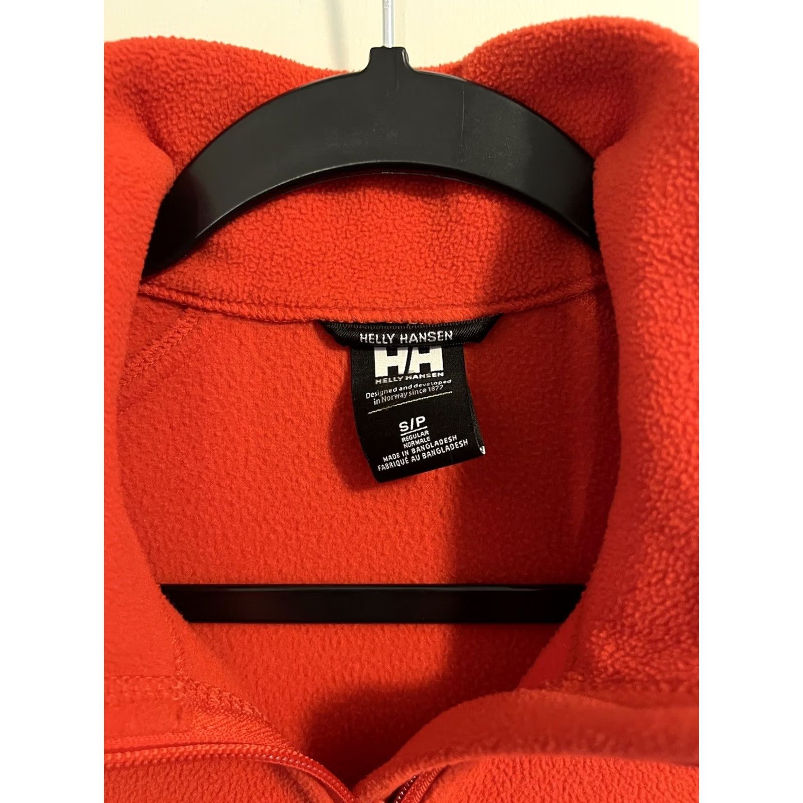 Helly Hansen Helly Hansen Mens Red 1/4 Zip Fleece Pullover Sweater Size S Long Sleeve Size US S / EU 44-46 / 1 - 3 Thumbnail