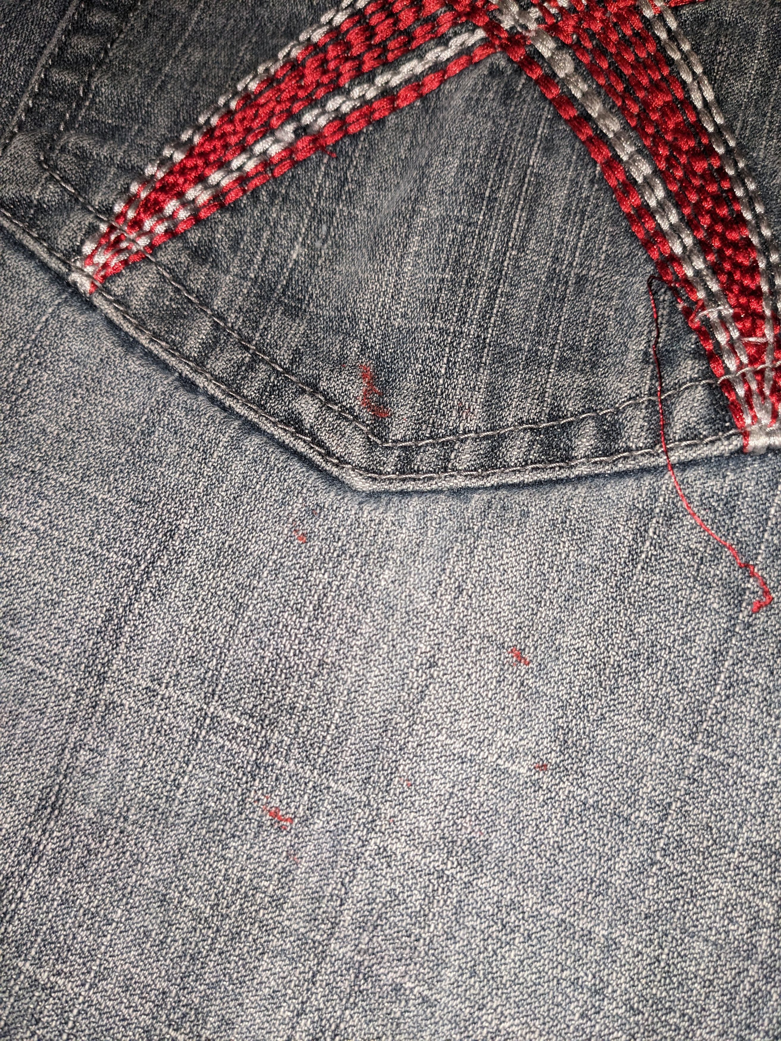 Gildan × Vintage Vintage Y2K D-First 34 x 34 Baggy Straight Blue Denim Jeans Size US 34 / EU 50 - 5 Thumbnail