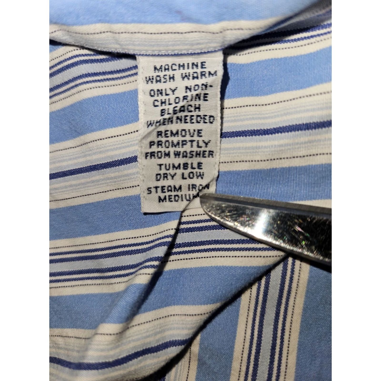 Polo Ralph Lauren VINTAGE Polo Ralph Lauren Sport Button Up Shirt XXL Blue Striped Long Sleeve Preppy Men's Size US XXL / EU 58 / 5 - 7 Thumbnail