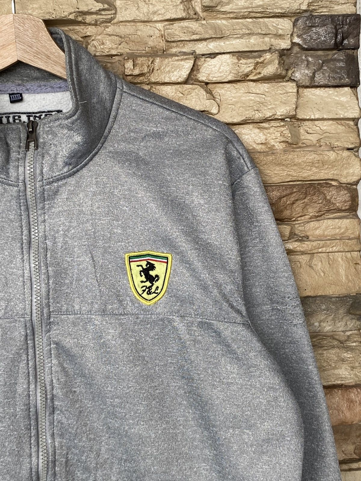 Ferrari Vintage Ferrari Full Zipper Jacket Sweater Size US L / EU 52-54 / 3 - 2 Thumbnail