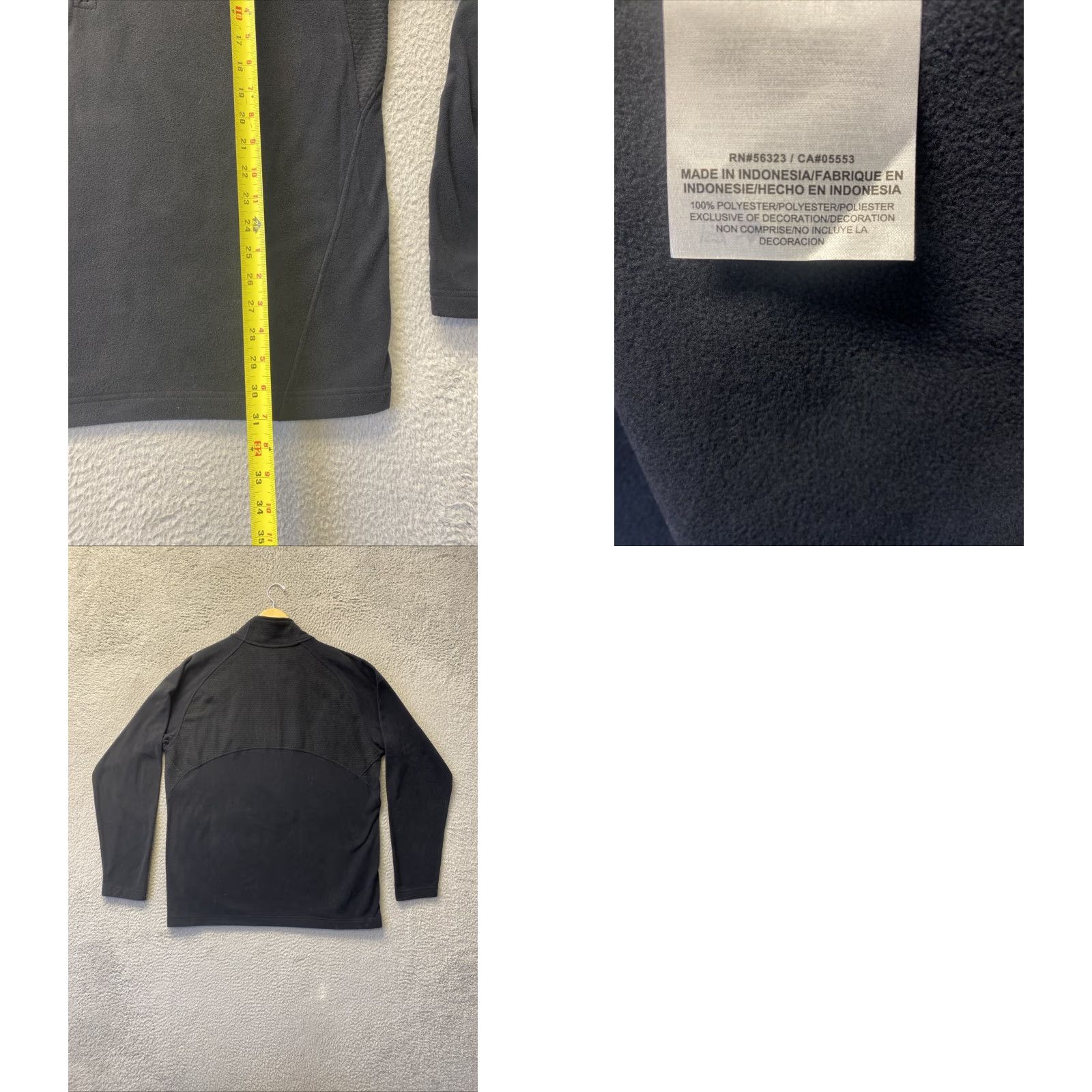 Nike Nike Long Sleeve Fleece Embroidered Logo 1/4 Zip Pullover Shirt L Black Mens Athletic Nike Athletic Logo 90s Size US L / EU 52-54 / 3 - 8 Thumbnail