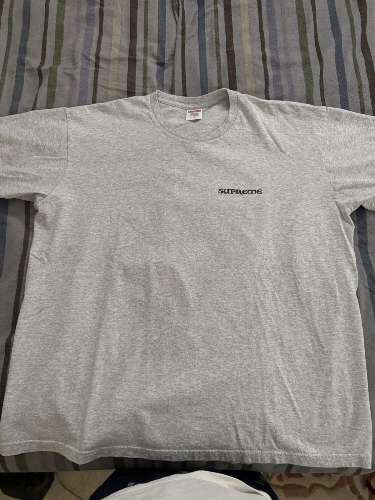 Supreme Supreme grey worship tee shirt FW23 | size XL Size US XL / EU 56 / 4 - 2 Thumbnail
