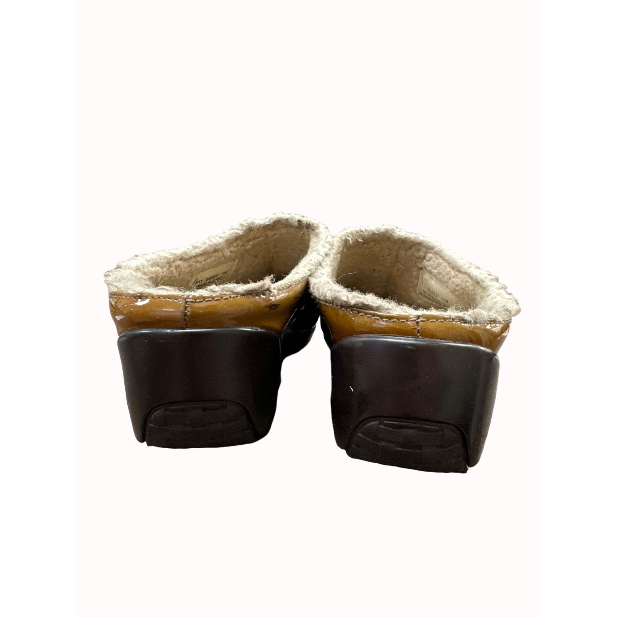 Cole Haan Cole Haan women’s brown patent leather lined slip clogs sho Size US 10 / IT 40 - 7 Thumbnail