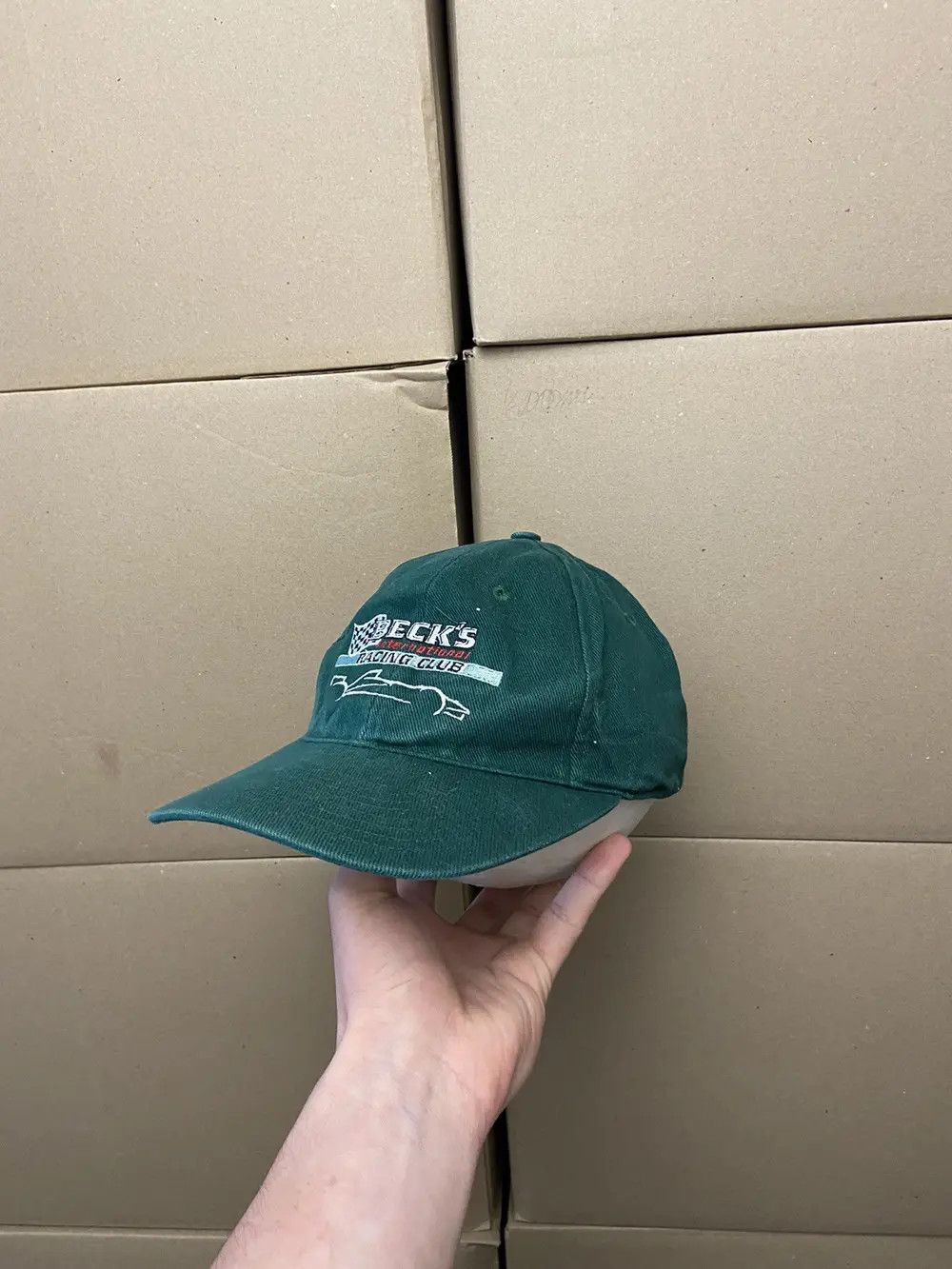 Japanese Brand VINTAGE BECKS RACING CLUB CAP HAT Y2K JAPANES FORMULA UNO F1 Size ONE SIZE - 1 Thumbnail