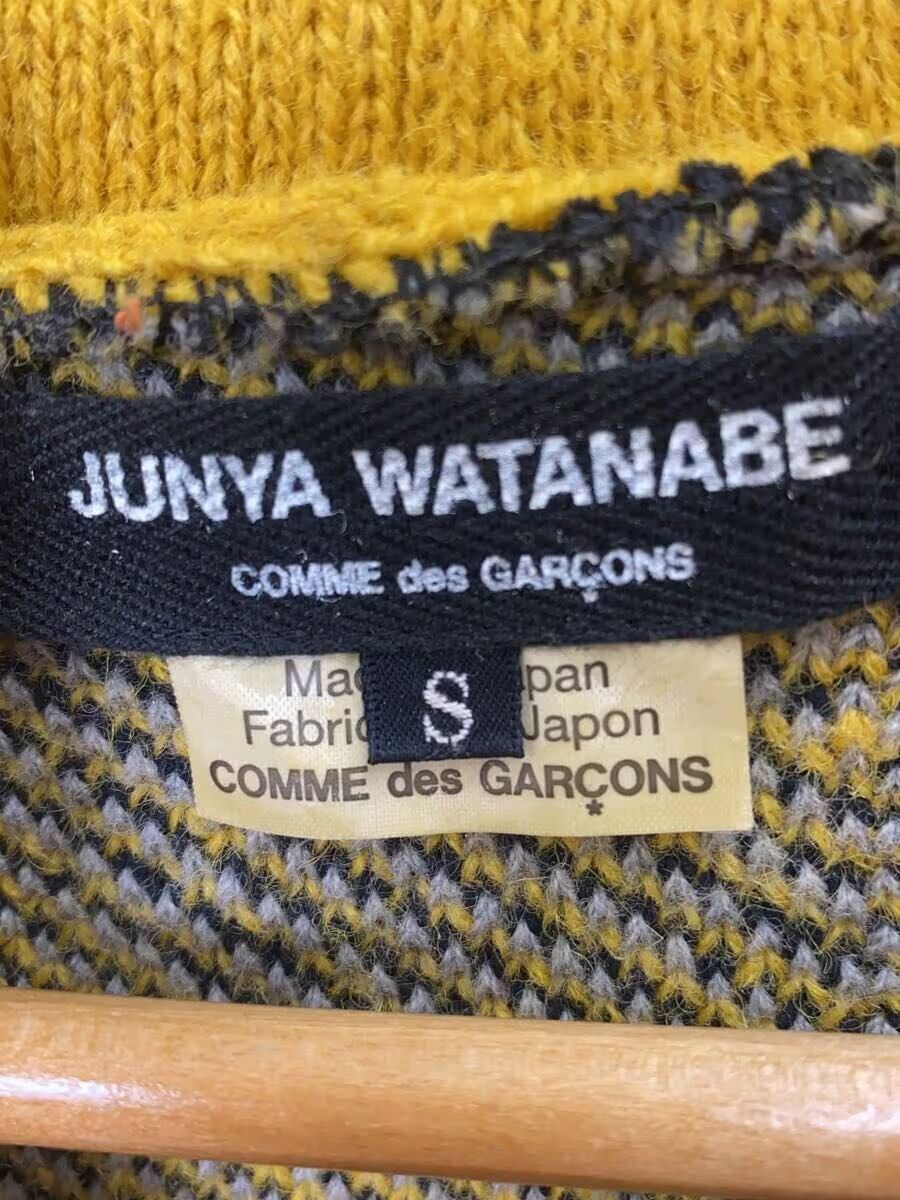 Comme des Garcons × Junya Watanabe Wave Pattern Wool Knit Hoodie Size US S / EU 44-46 / 1 - 5 Thumbnail