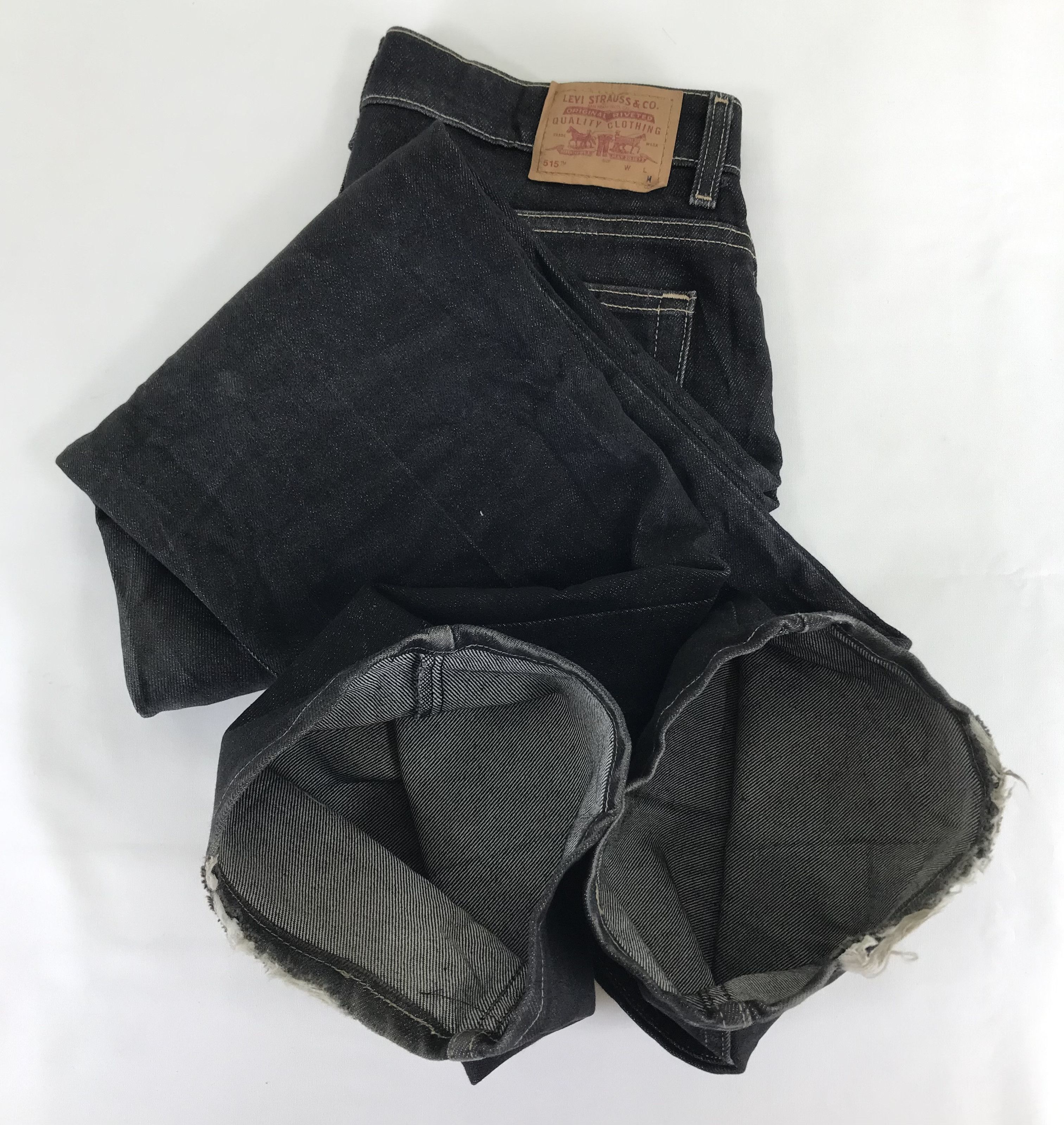 Levi's Vintage Levi's 515 Flare Jeans Super Black Boot Cut Denim Size 32" / US 10 / IT 46 - 14 Thumbnail