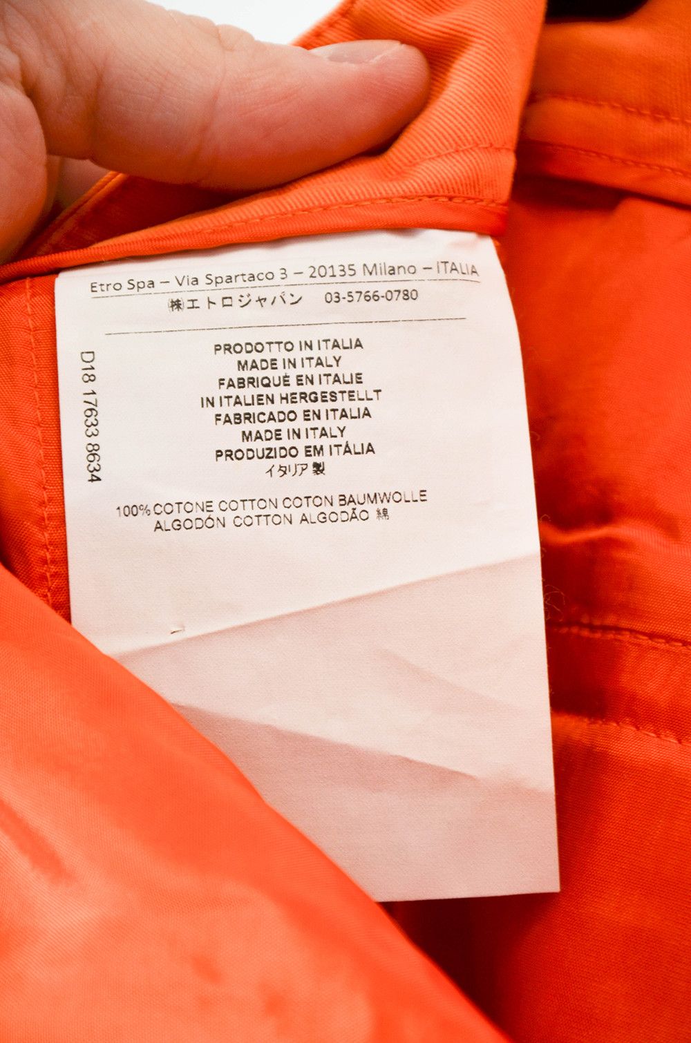 Etro ETRO “Pantalone Veronica” Flared Orange Pants – IT48 Size 34" / US 12 / IT 48 - 10 Thumbnail