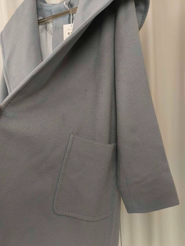Max Mara Max Mara Rialto Blue Camel Coat Size S / US 4 / IT 40 - 5 Thumbnail