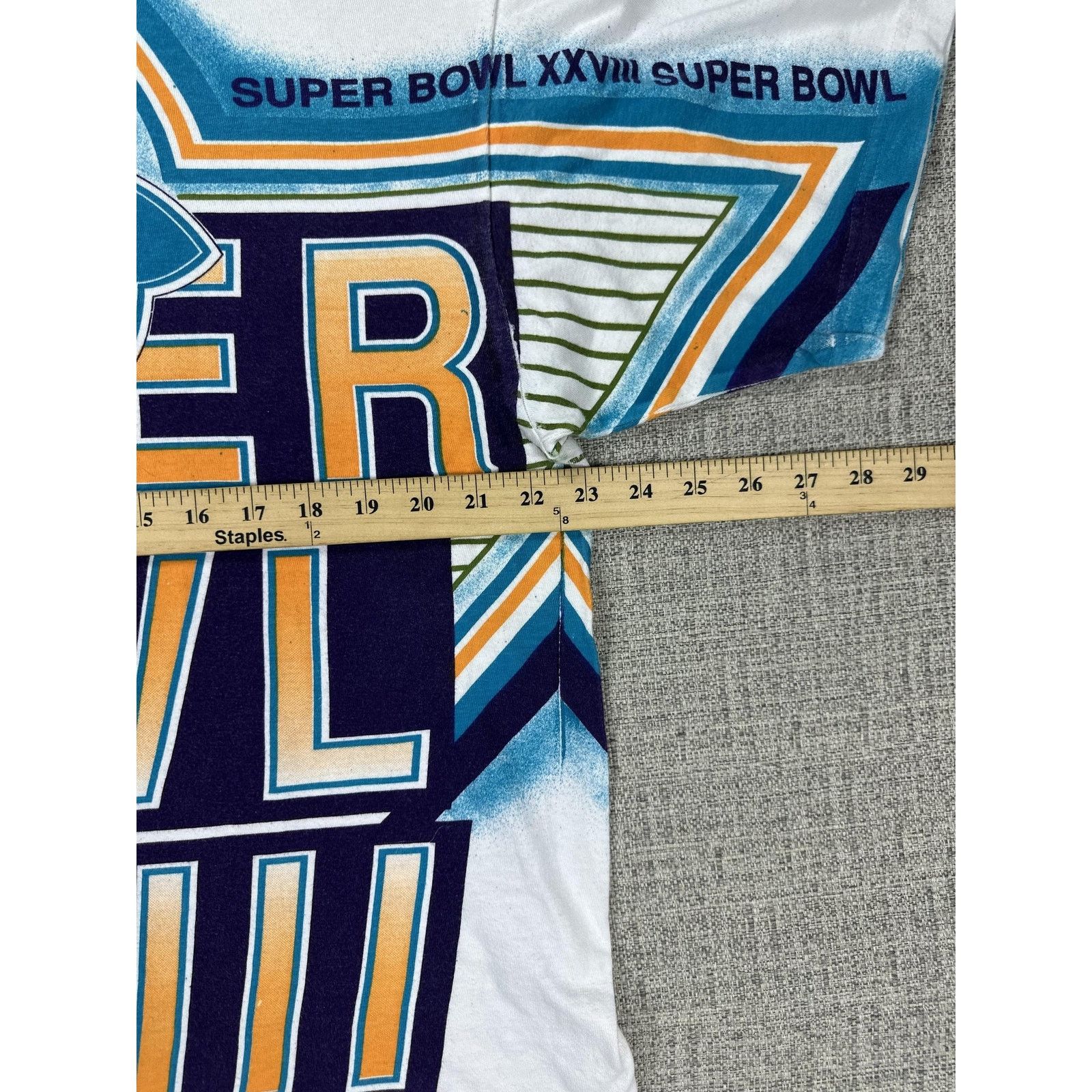 Other Super Bowl XXVIII Shirt Sz L Magic Johnson 1994 Cowboys AOP Size US L / EU 52-54 / 3 - 5 Thumbnail