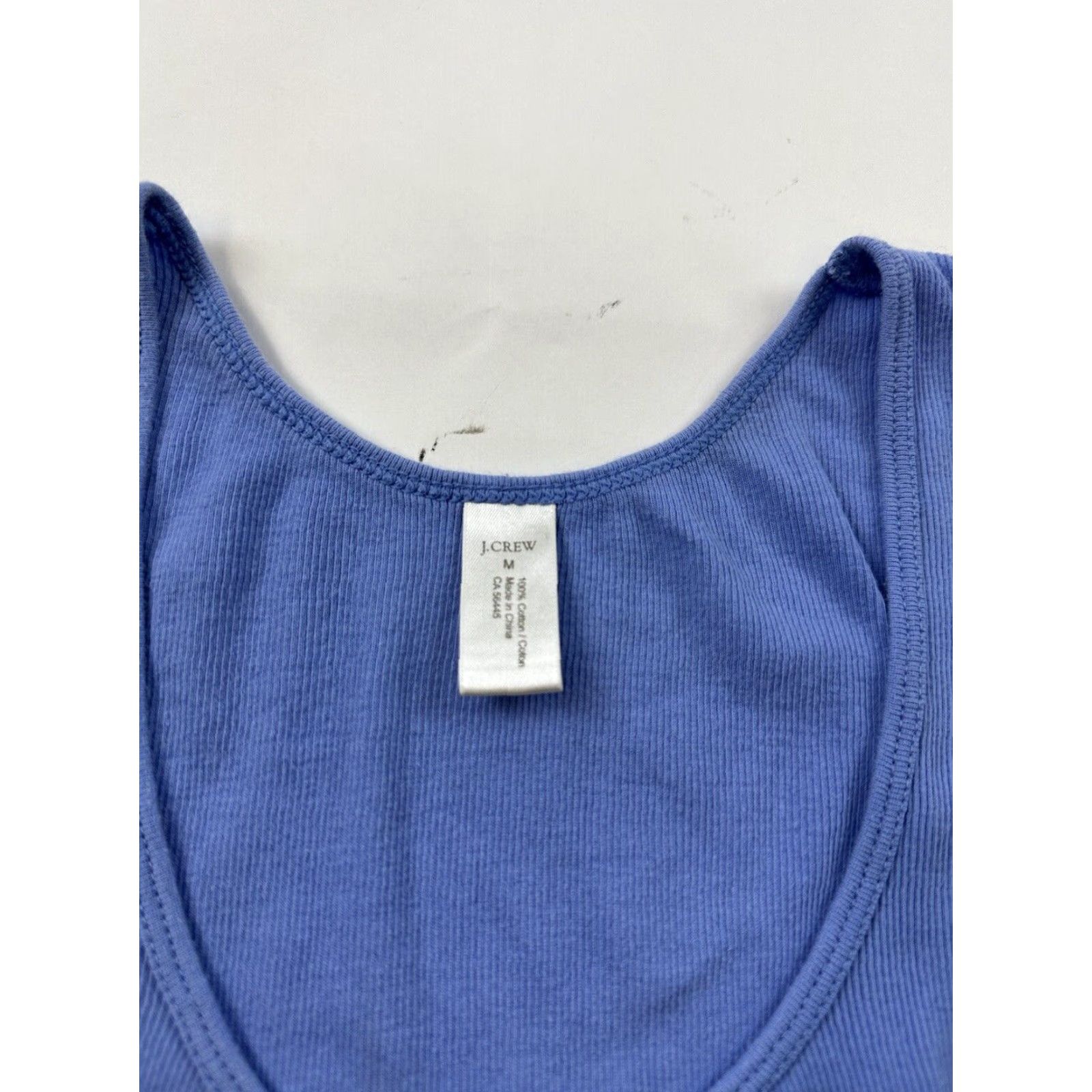 J.Crew J.Crew Shirt Womens Medium Blue Sleeveless Tank Top Size M / US 6-8 / IT 42-44 - 2 Thumbnail
