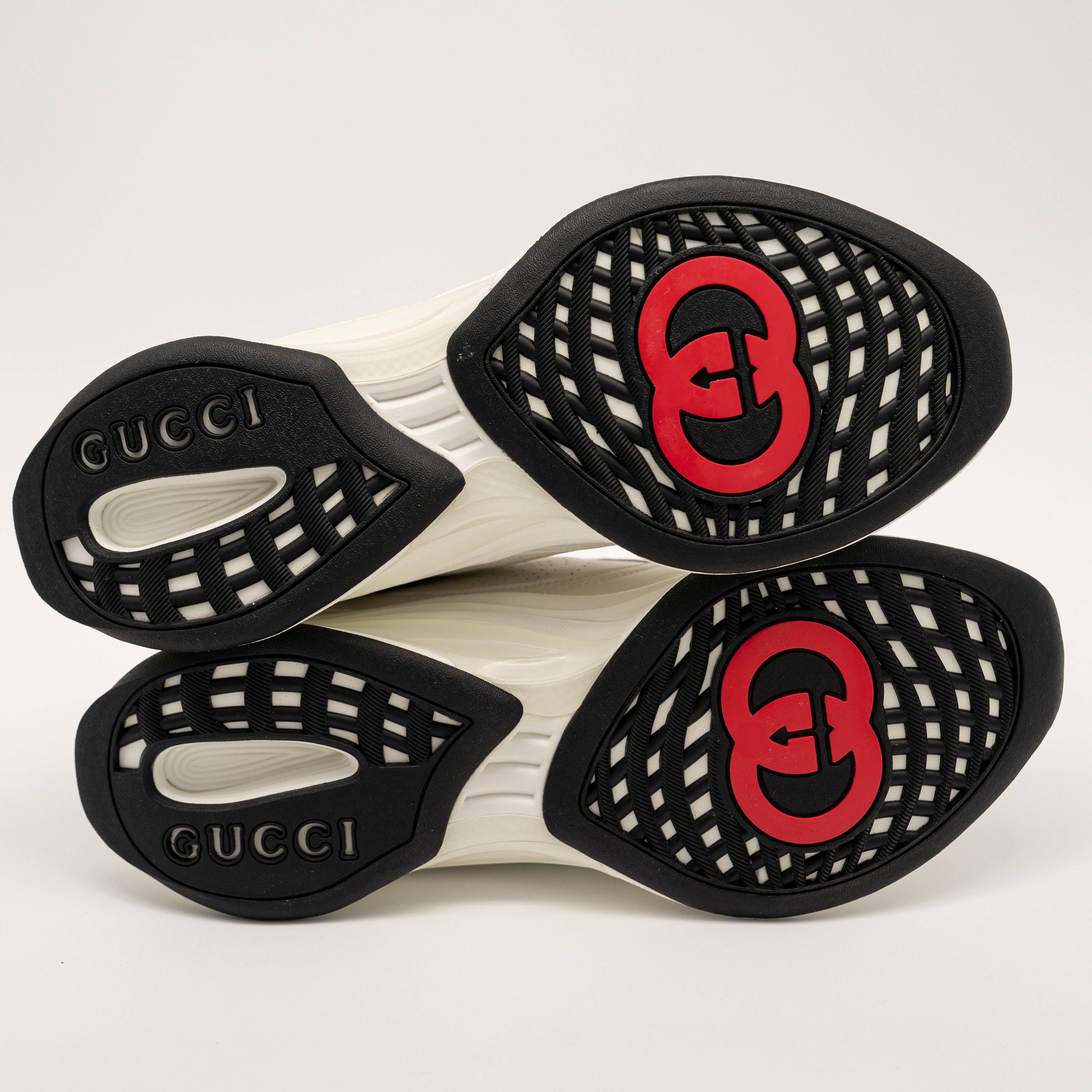 Gucci 41eu 11 us Gucci Run Sneaker White Pink Turquoise Leather GG Size US 11 / IT 41 - 6 Thumbnail