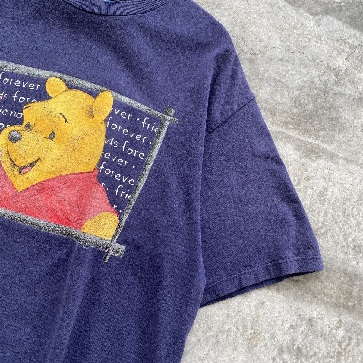 Cartoon Network × Vintage Vintage 90's Winnie The Pooh Tshirt (XL) Size US XL / EU 56 / 4 - 3 Thumbnail