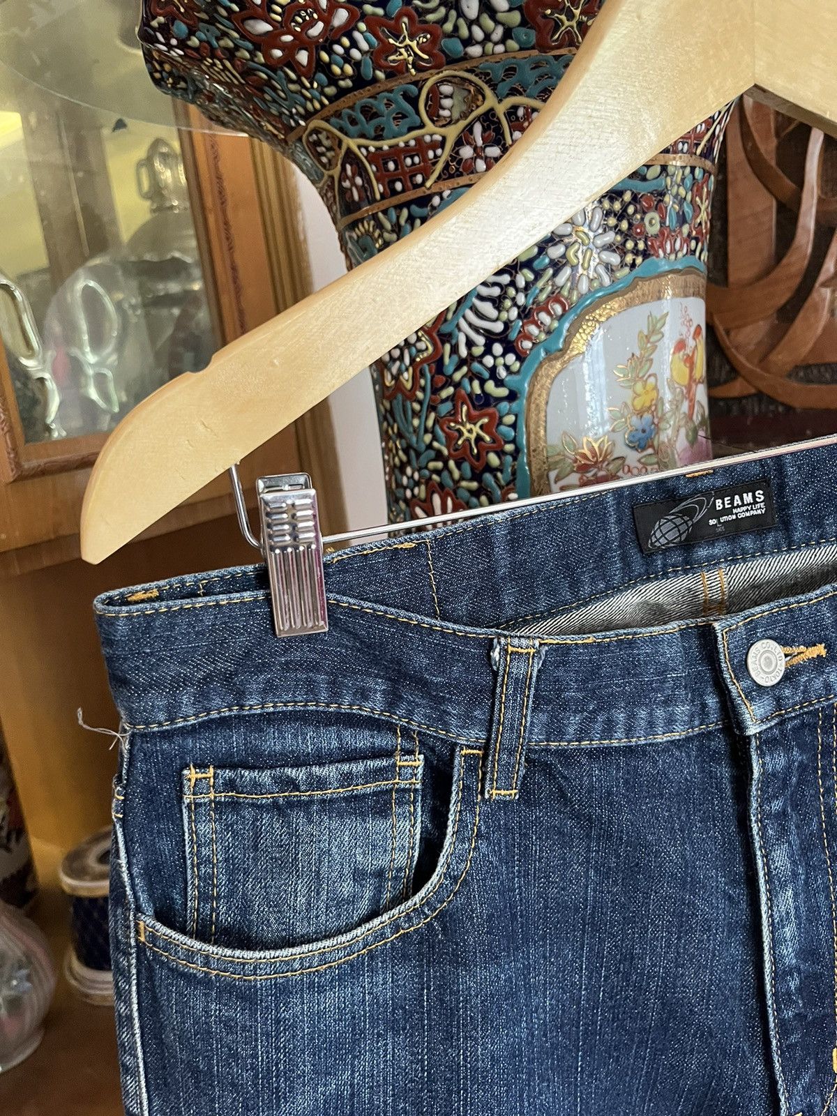 Beams Japan × Beams Plus × Japanese Brand BEAMS JAPAN STRAIGHT JEANS Size US 32 / EU 48 - 3 Thumbnail