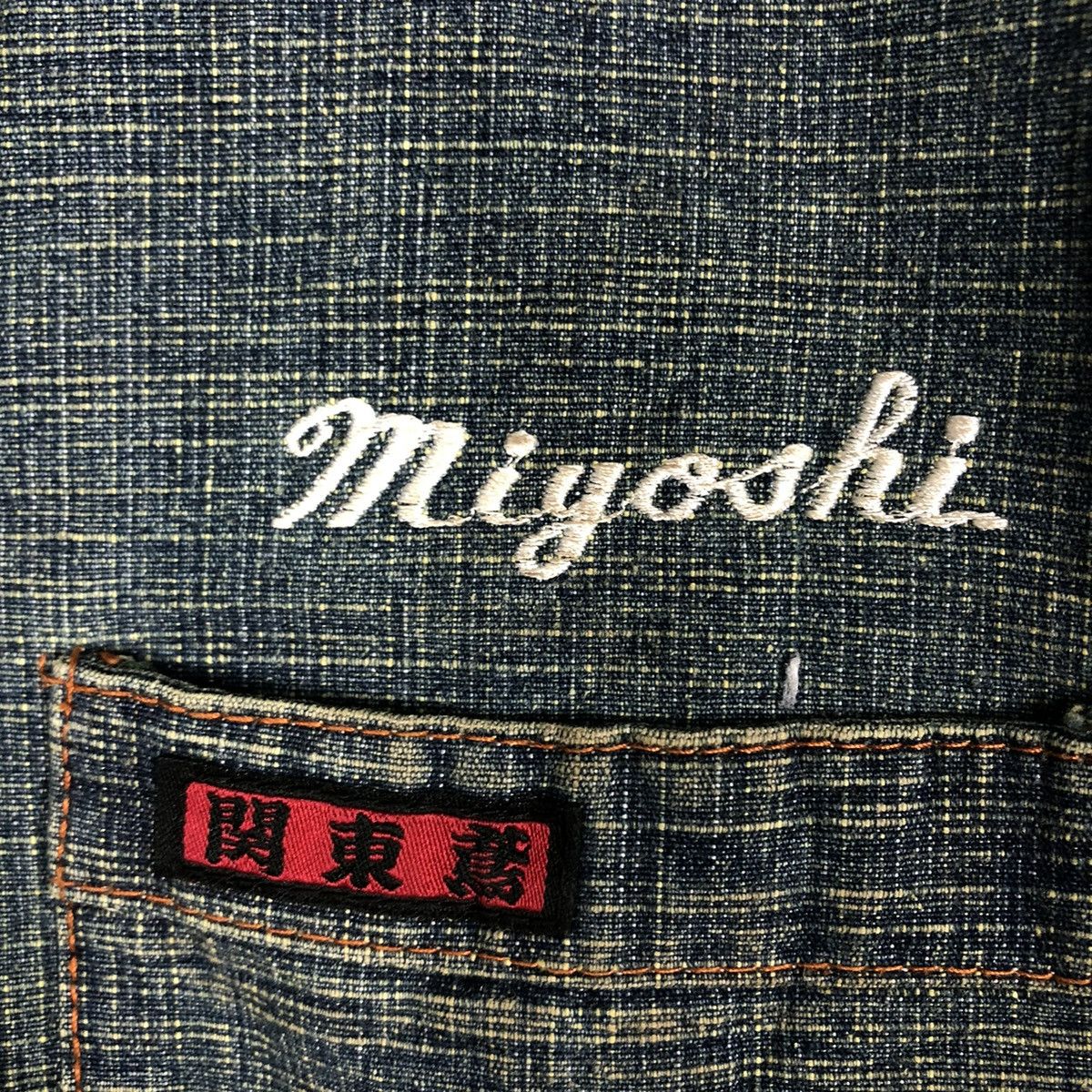 Japanese Brand 🔥CROPPED DENIM BIKER JACKET MIYOSHI JAPAN ISSEY MIYAKE Size US M / EU 48-50 / 2 - 19 Thumbnail