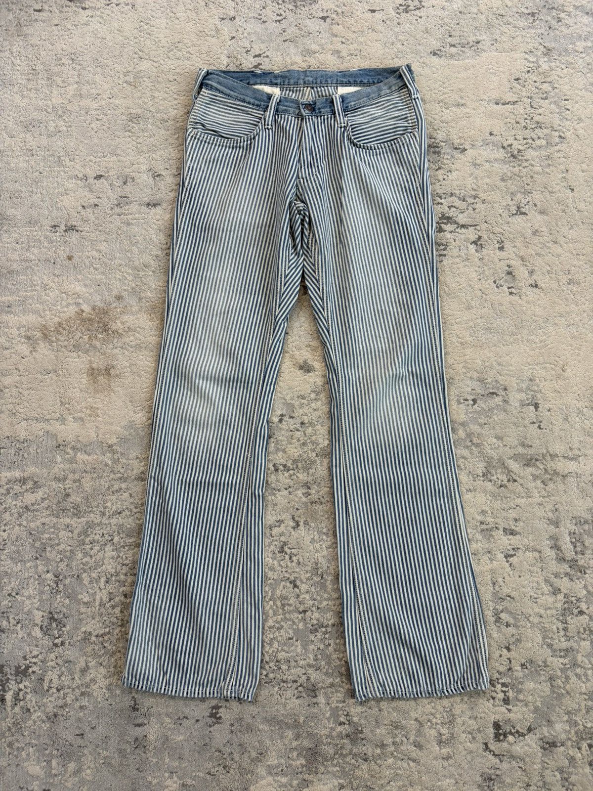 Blue Blue Japan Blue Blue Japan - Hickory Backlace Sailor Denim Size US 30 / EU 46 - 1 Thumbnail