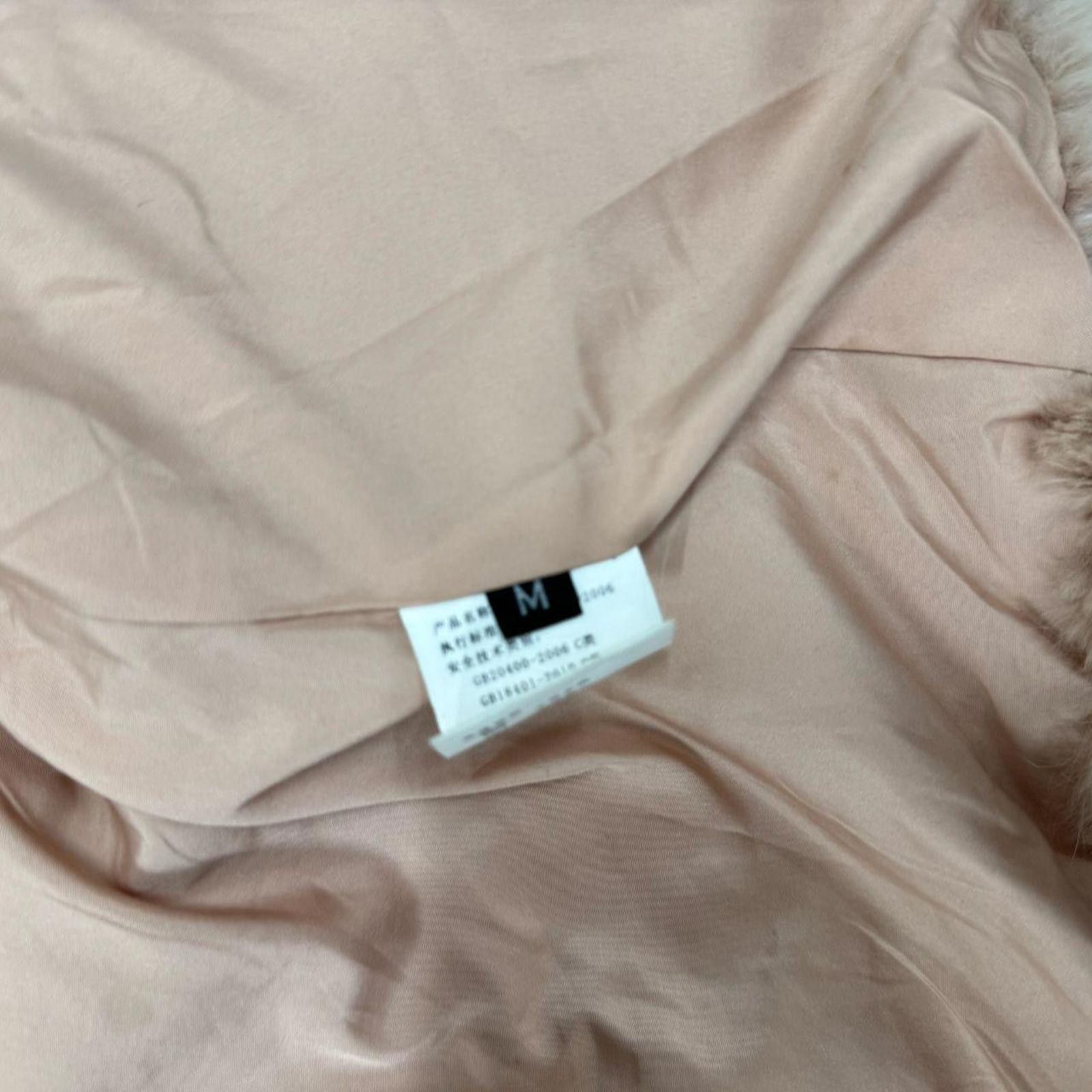 Other Vintage Y2K Pink Fox & Rabbit Fur Cropped Statement Coat Size M / US 6-8 / IT 42-44 - 5 Thumbnail