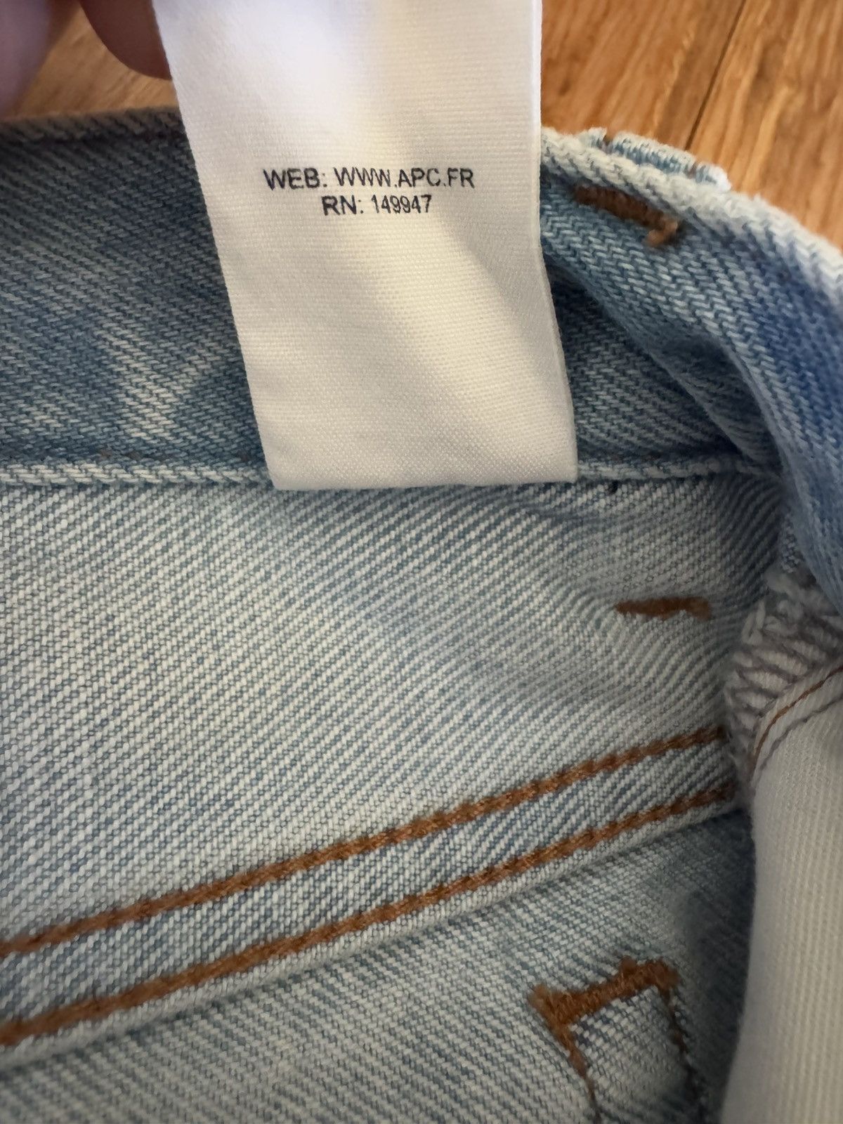 A.P.C. × JJJJound Jjjjound A.P.C. Petit Standard blue denim Size US 31 - 5 Thumbnail
