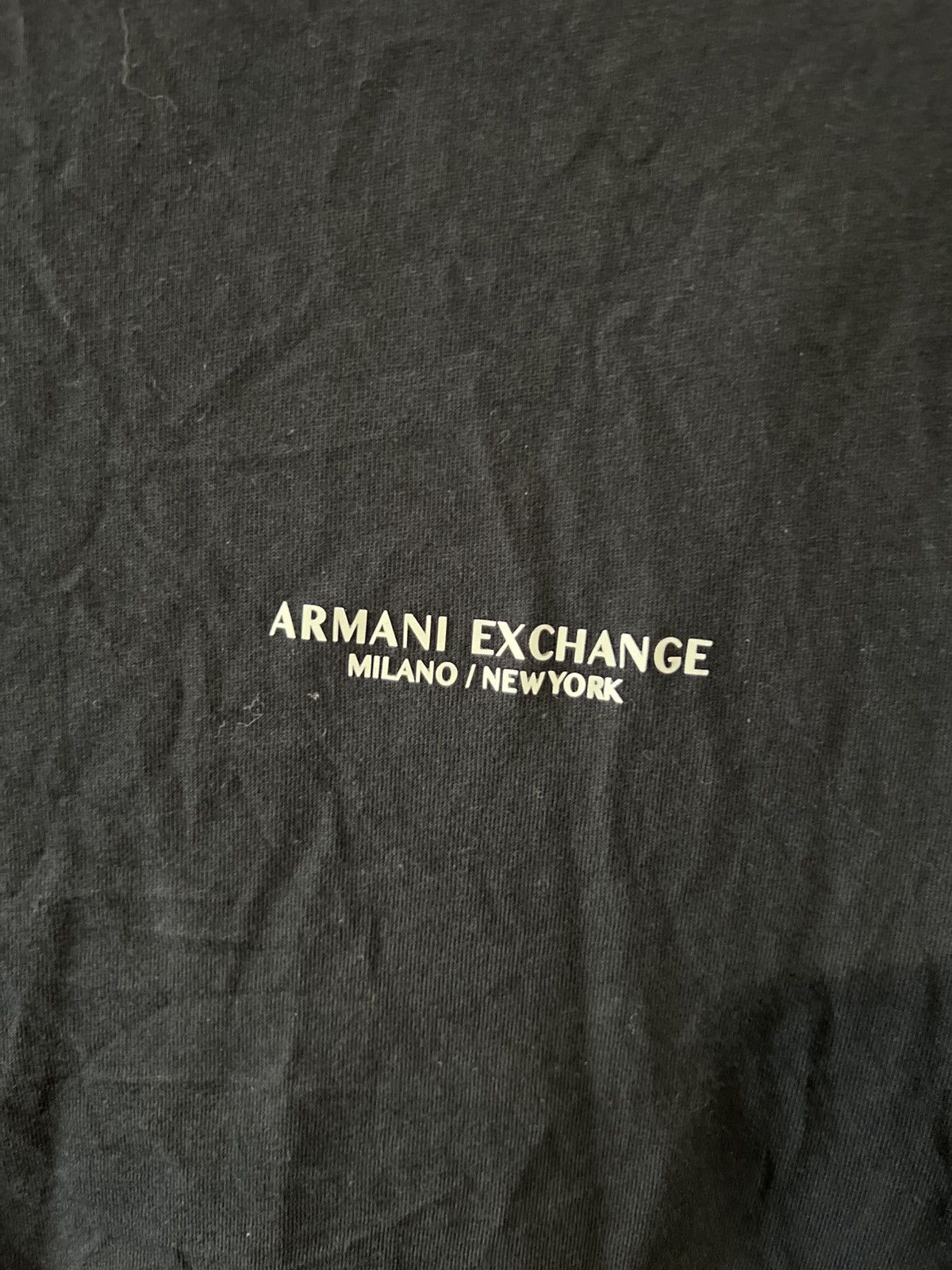 Armani Exchange EMPORIO ARMANY EXCHANGE SMALL LOGO T SHIRT CERTILOGO AOP Size US L / EU 52-54 / 3 - 4 Thumbnail