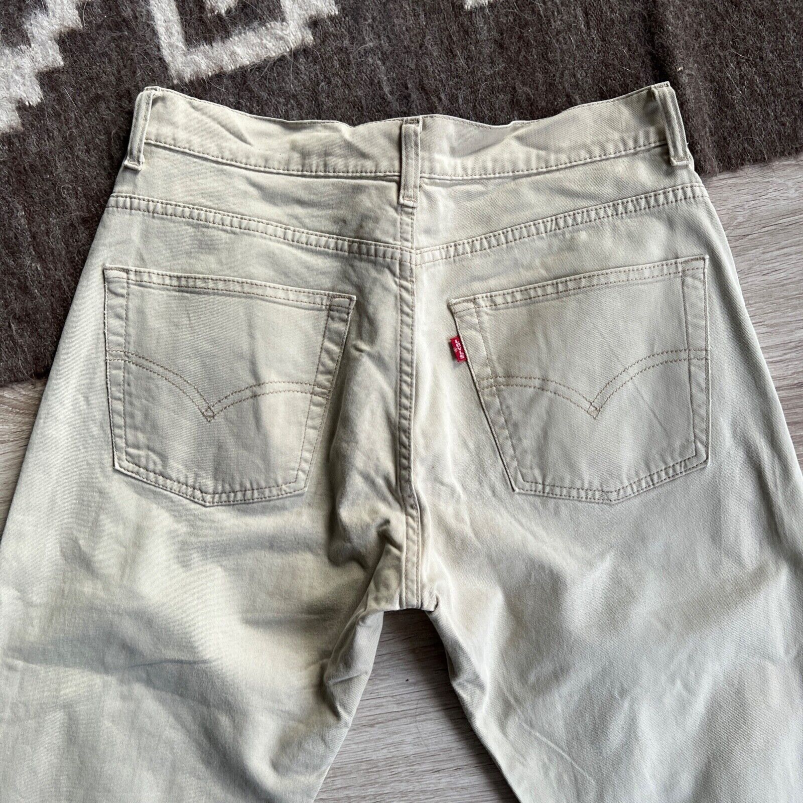 Levi's Levi's Vintage Beige Cotton Pants 8900AC Size US 31 - 3 Thumbnail