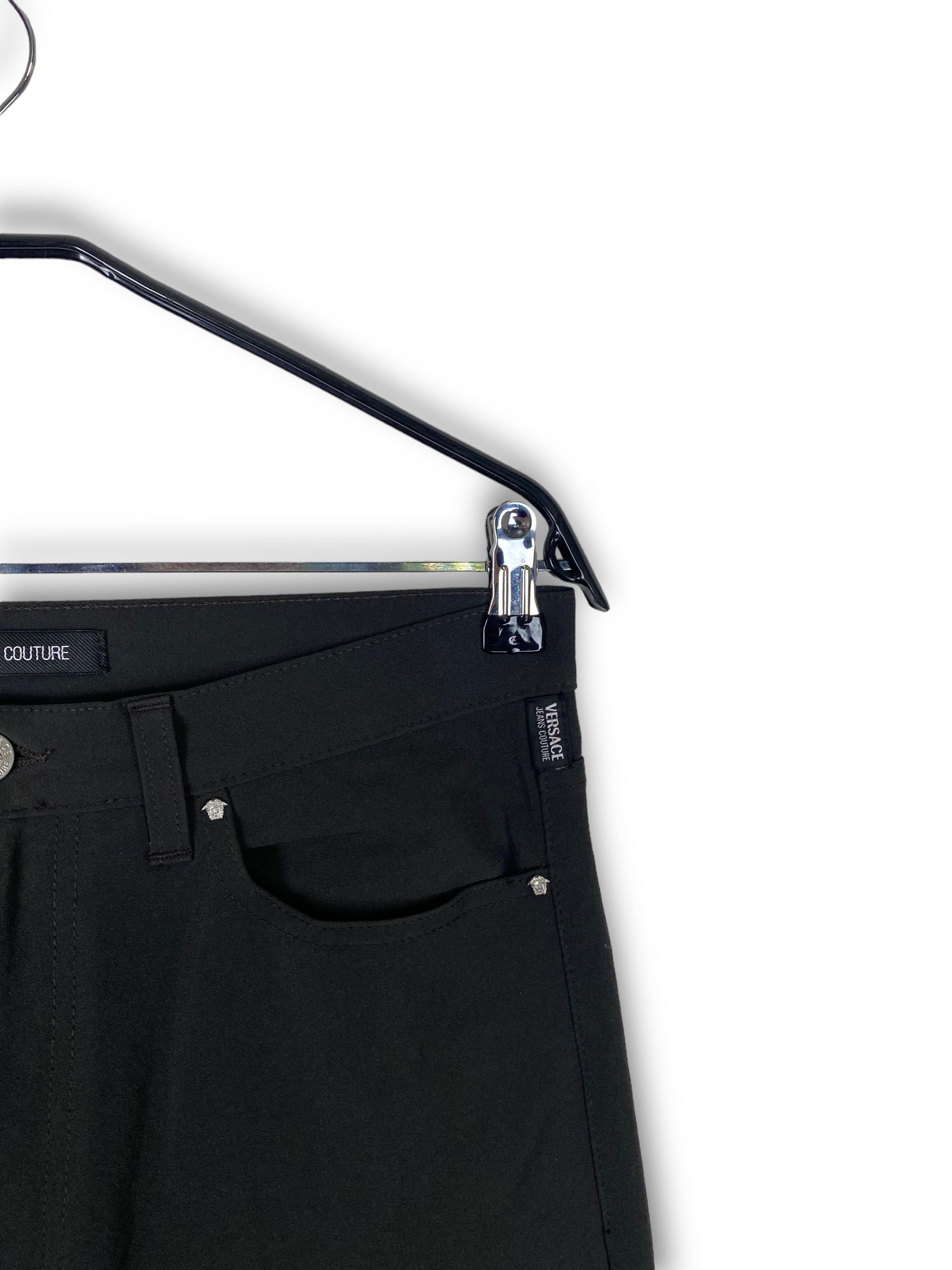 Versace Jeans Couture Vintage VERSACE Black Pants M495 Size US 31 - 5 Thumbnail