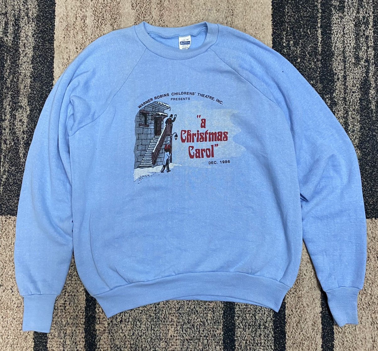 Vintage Rare Vtg A Christmas Carol Dec. 1986 Movie Sweatshirt Size US L / EU 52-54 / 3 - 1 Thumbnail