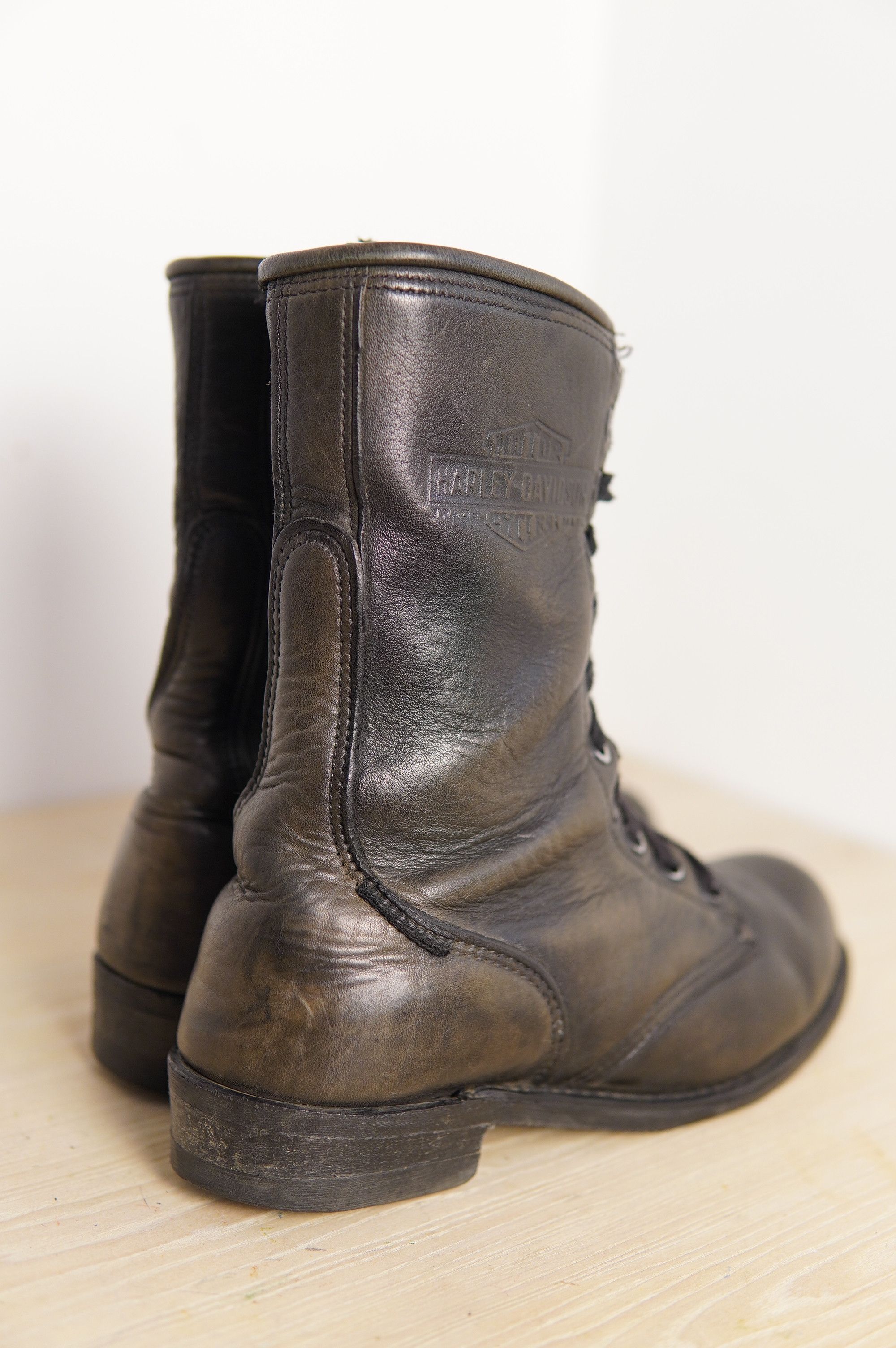 Harley Davidson 80s Harley Davidson Military Paratroopers Combat Riri Boots Size US 8.5 / EU 41-42 - 3 Thumbnail