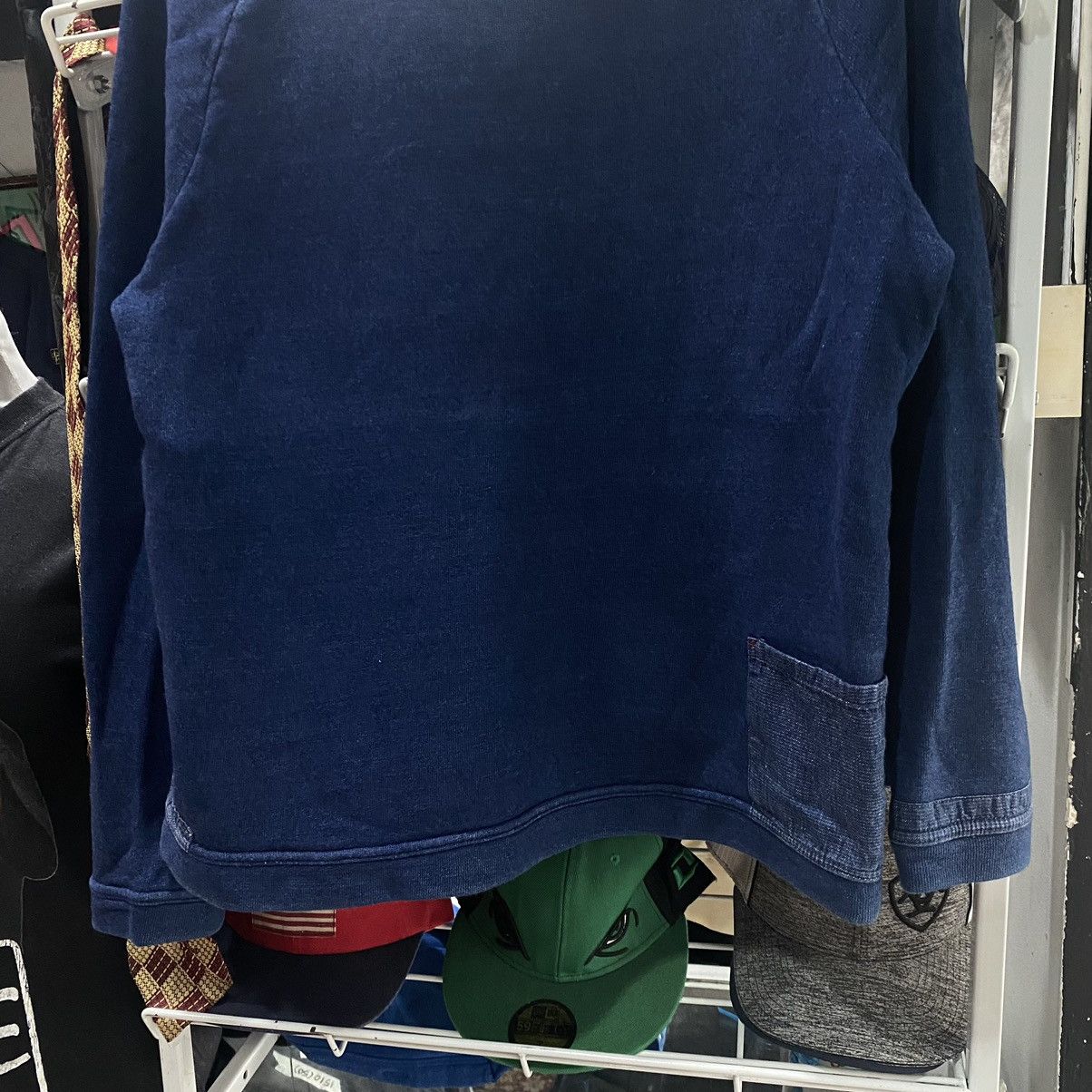 Blue Blue Japan Blue blue Japan. Patches sweatshirt in indigo blue. Size US S / EU 44-46 / 1 - 4 Thumbnail