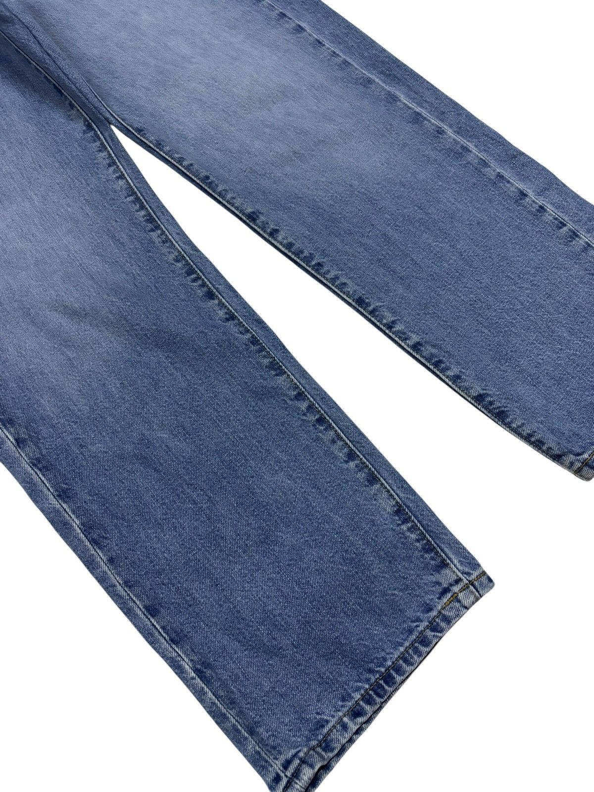 JW Anderson × Japanese Brand × Kaihara Denim Vintage J.W. Andersons X Uniqlo Blue Washed Jeans Size US 30 / EU 46 - 4 Thumbnail