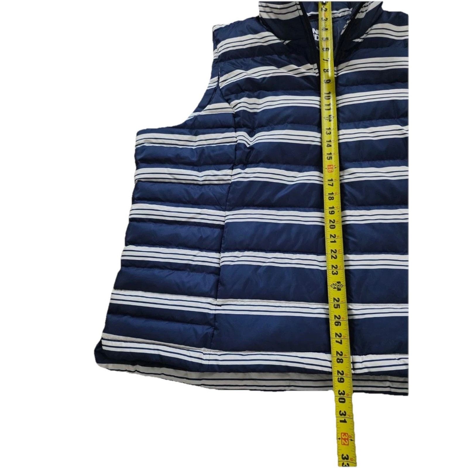 Lands' End Lands End Down Puffer Coastal Fisherman Stripe 2X A001834 Size XXL / US 16-18 / IT 52-54 - 3 Thumbnail