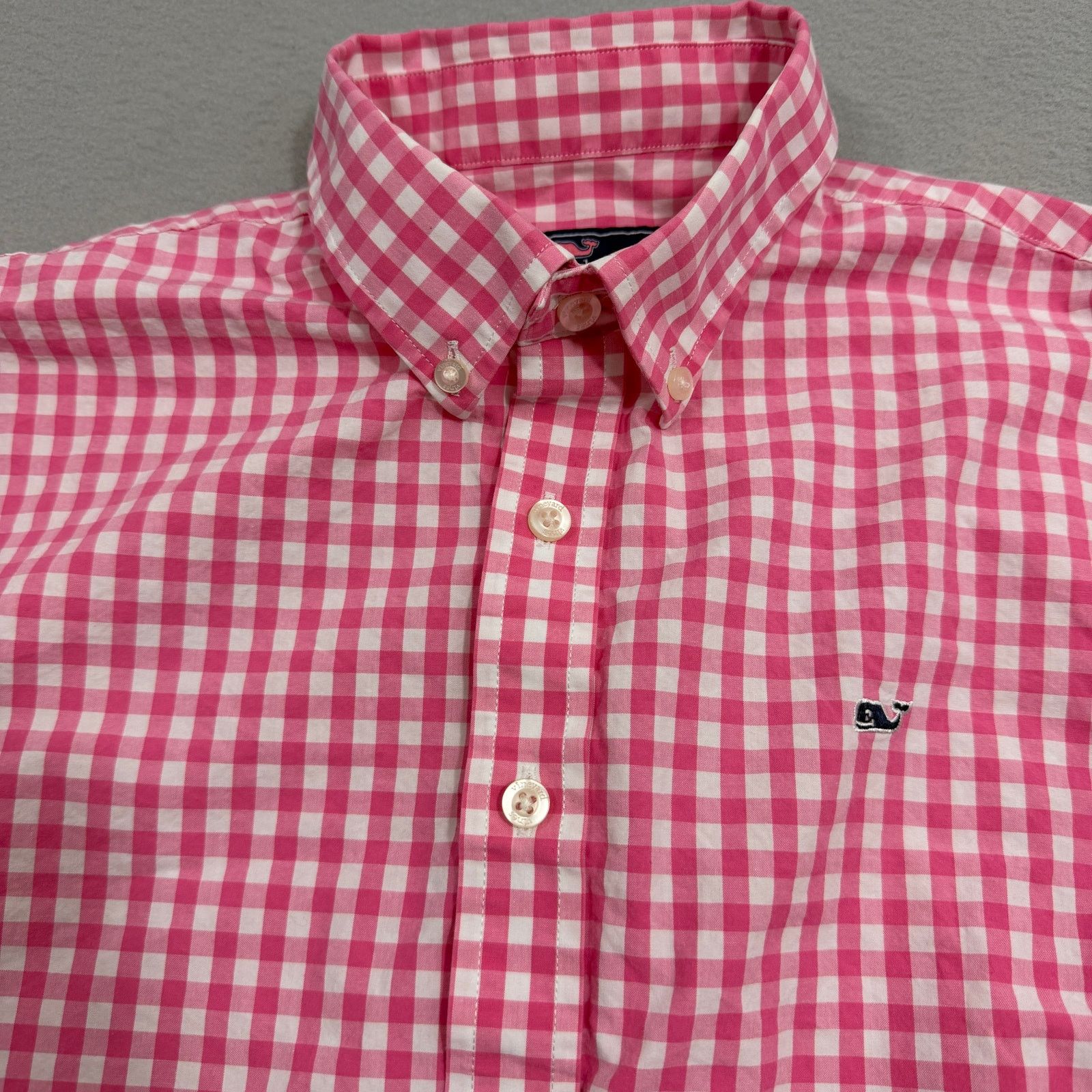 Vineyard Vines Vineyard Vines Whale Shirt Small Pink White Plaid Button Size US S / EU 44-46 / 1 - 4 Thumbnail