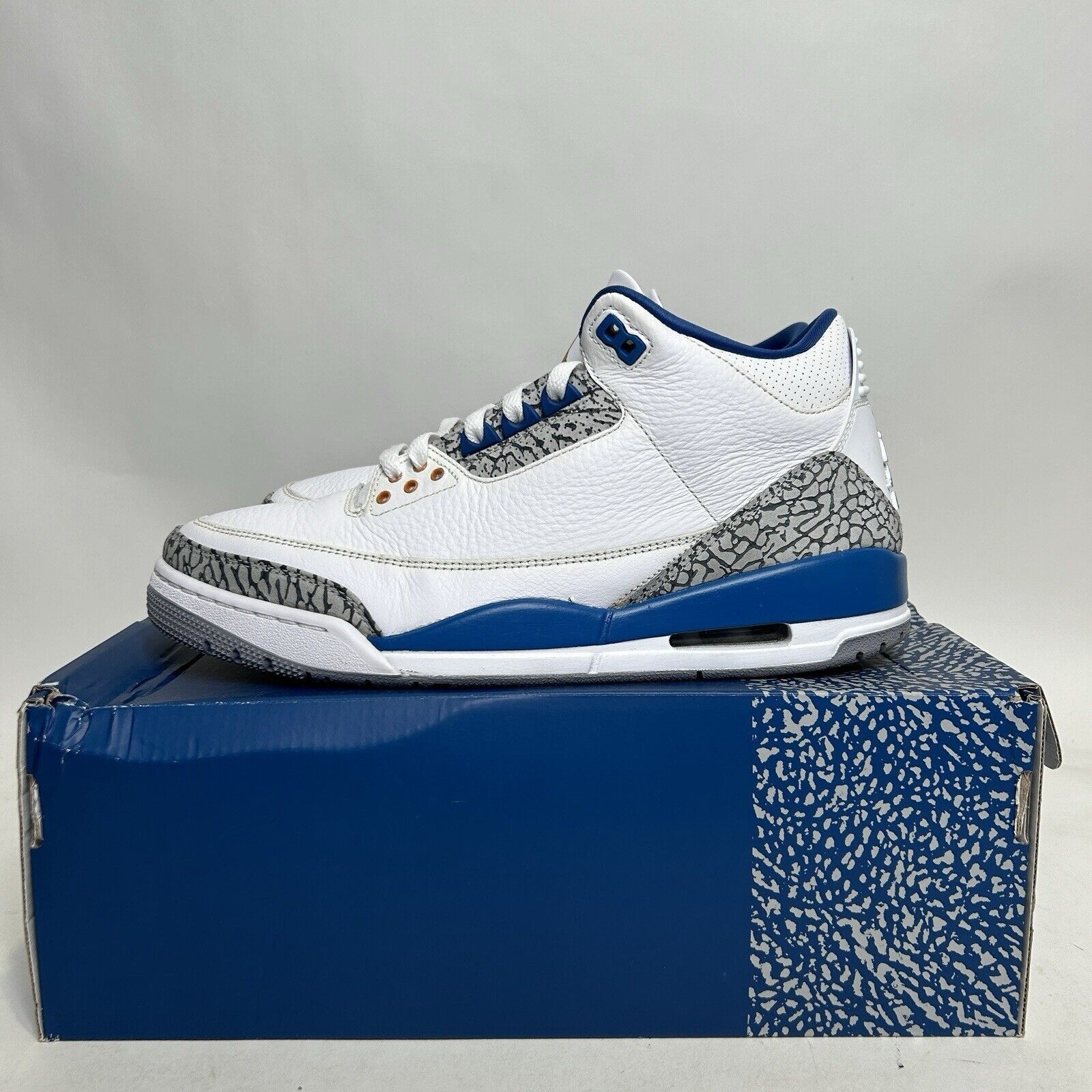 Nike Nike Air Jordan 3 Retro “Wizards/Blue White Copper” 2024 Size US 11 / EU 44 - 6 Thumbnail