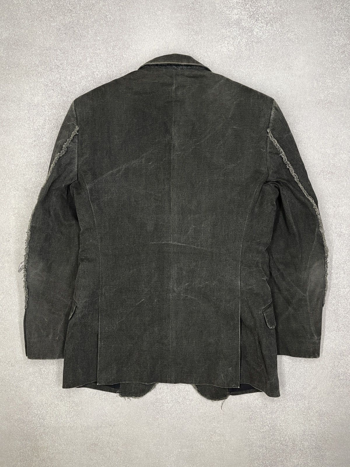 Allsaints Vintage AllSaints Avant Garde Blazer Grey Italy Brunswick Size 46R - 8 Thumbnail