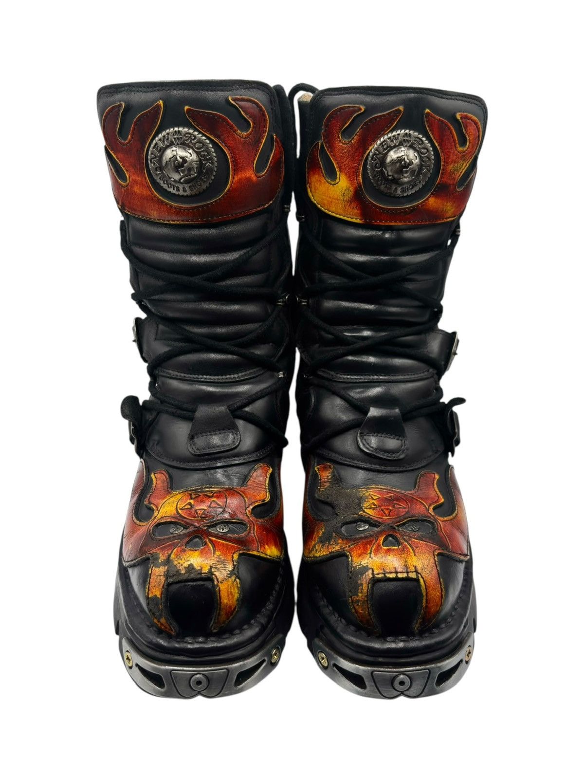 New Rock Vintage New Rock flame reactor boots Size 43 Size US 10 / EU 43 - 2 Thumbnail